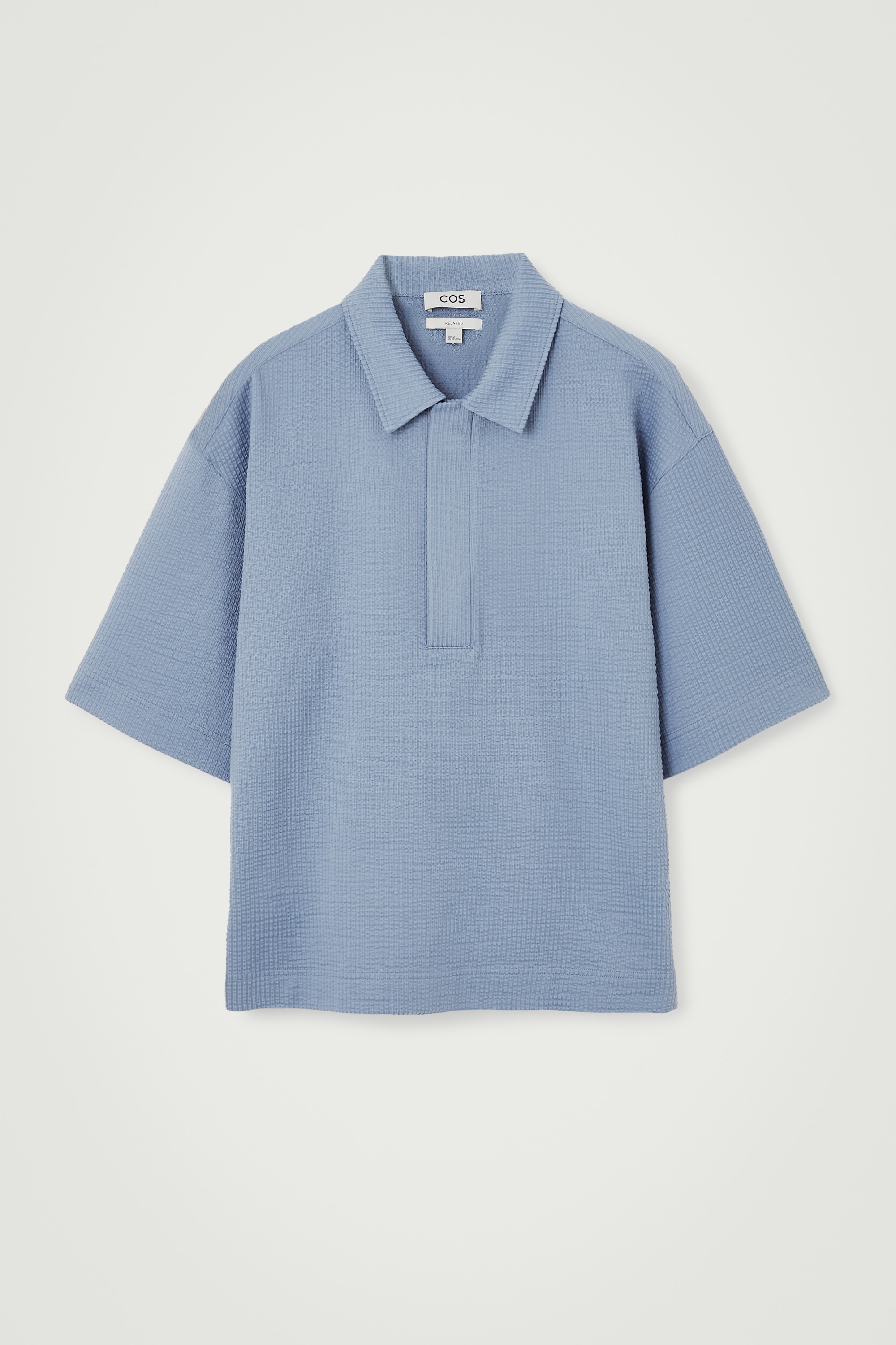 nullus 25ss Seersucker Polo サイズ2 nullus 25ss Seersucker Polo サイズ2