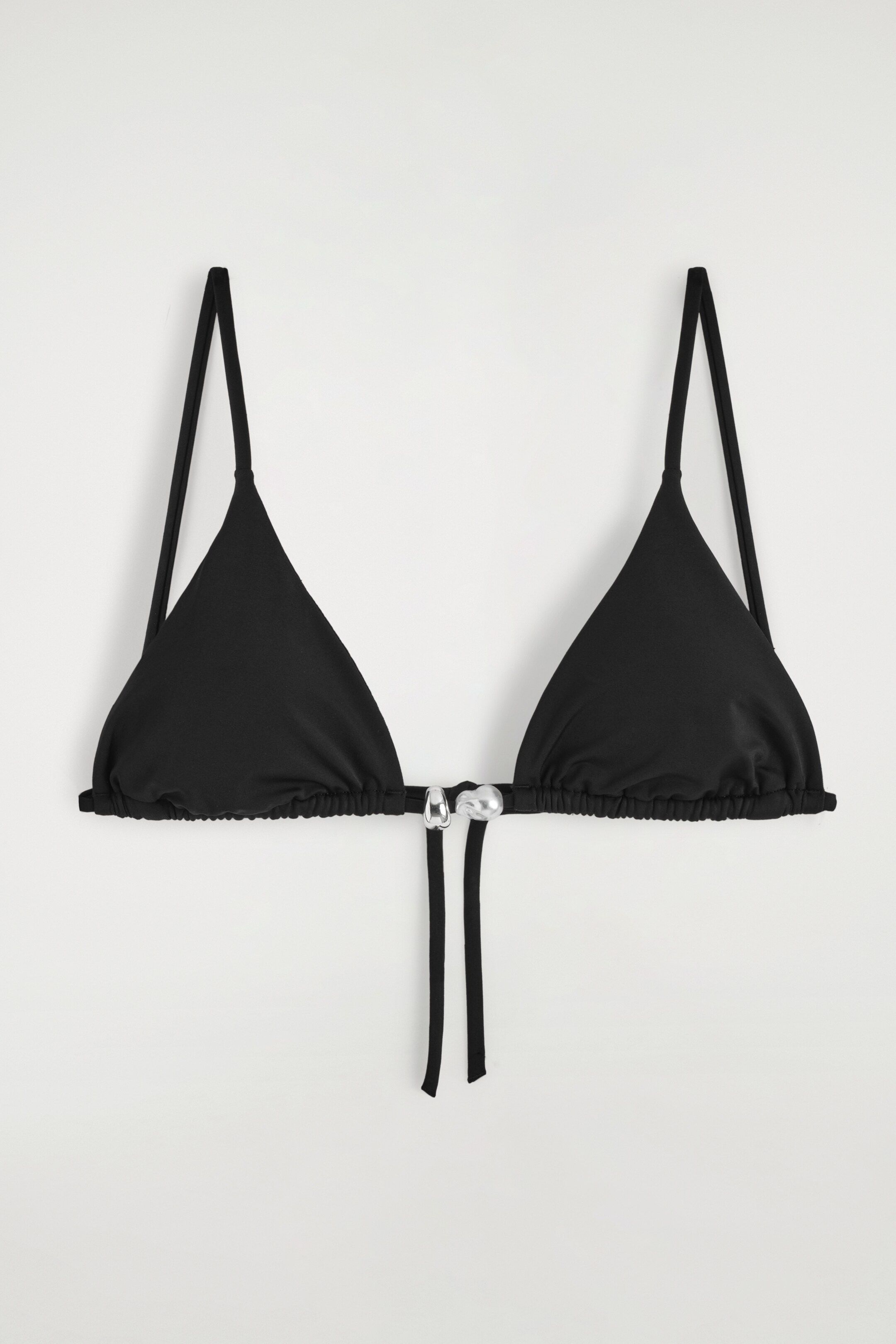 Ver imagen más grande: TOP DE BIKINI TRIÁNGULO CON JOYA - NEGRO - MUJER | H&M ES 4
