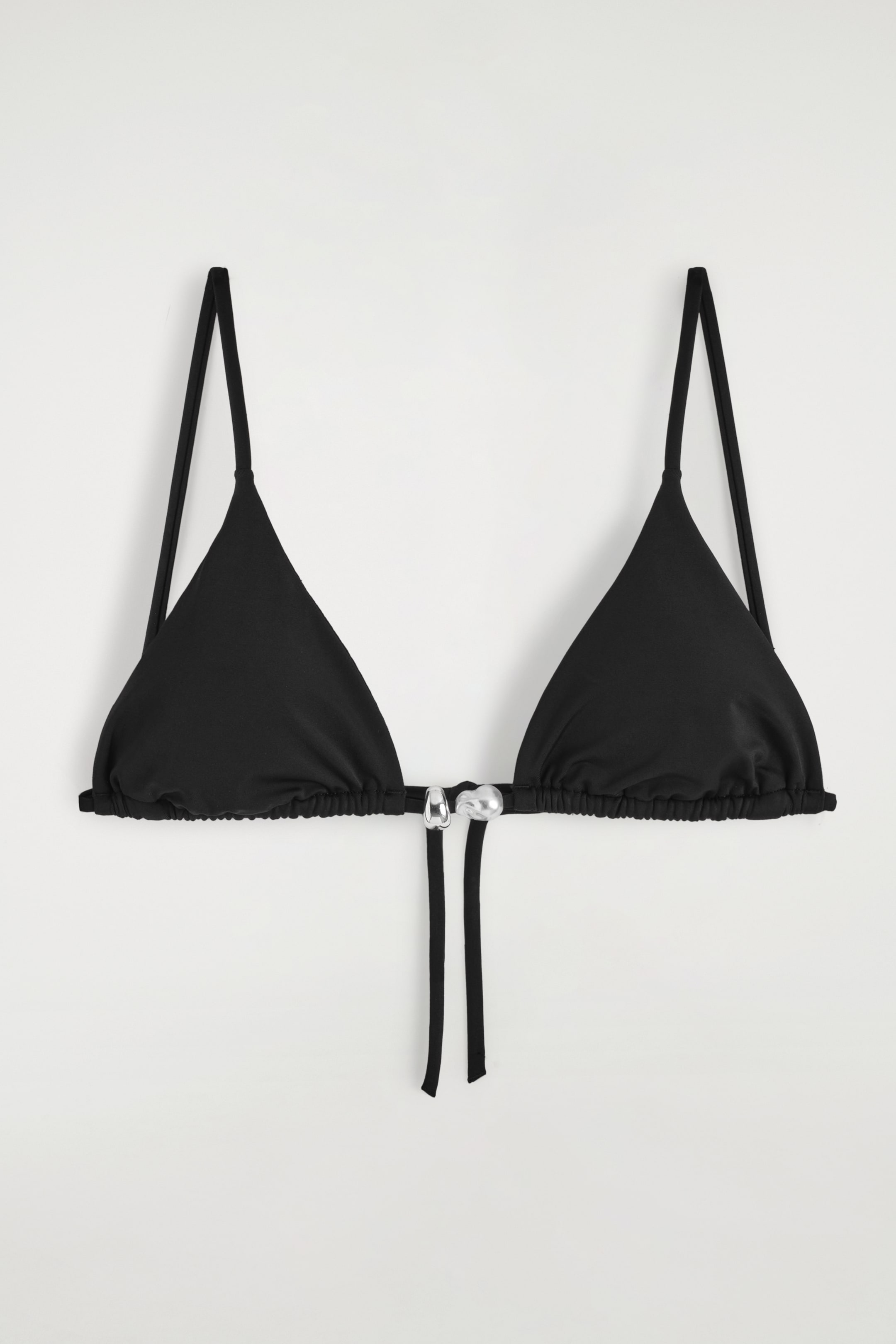 Visualizza immagine più grande: TOP BIKINI A TRIANGOLO E DECORAZIONI - NERO - DONNA | H&M IT 4