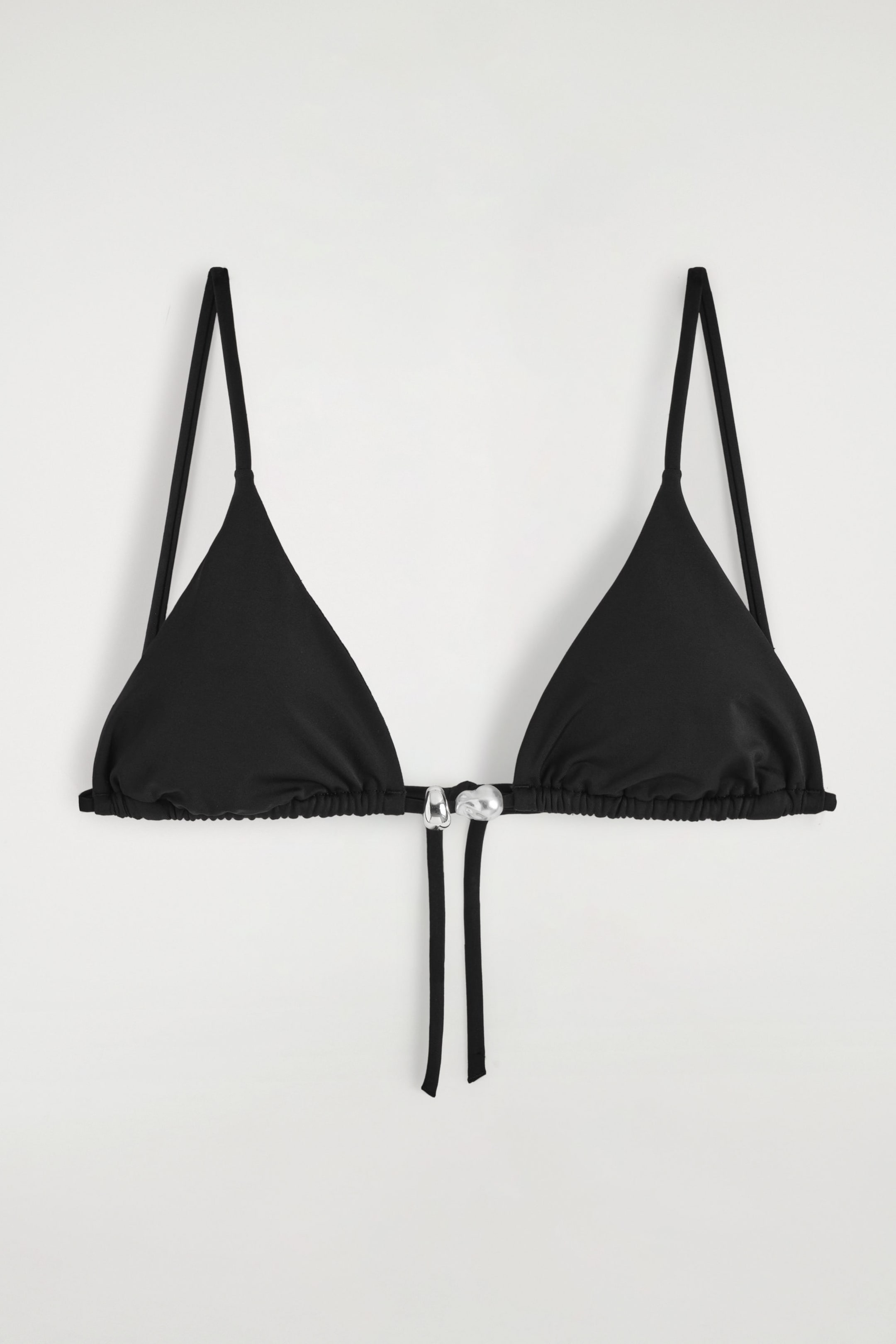 EMBELLISHED TRIANGLE BIKINI TOP