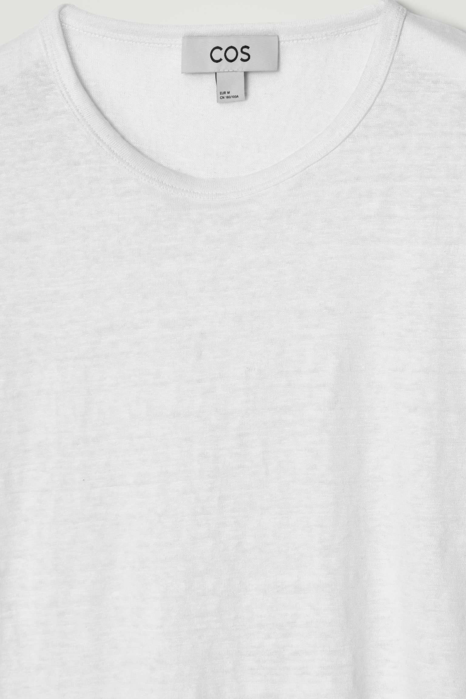 CAMISETA DE LINO - BLANCO/AZUL MARINO - 5