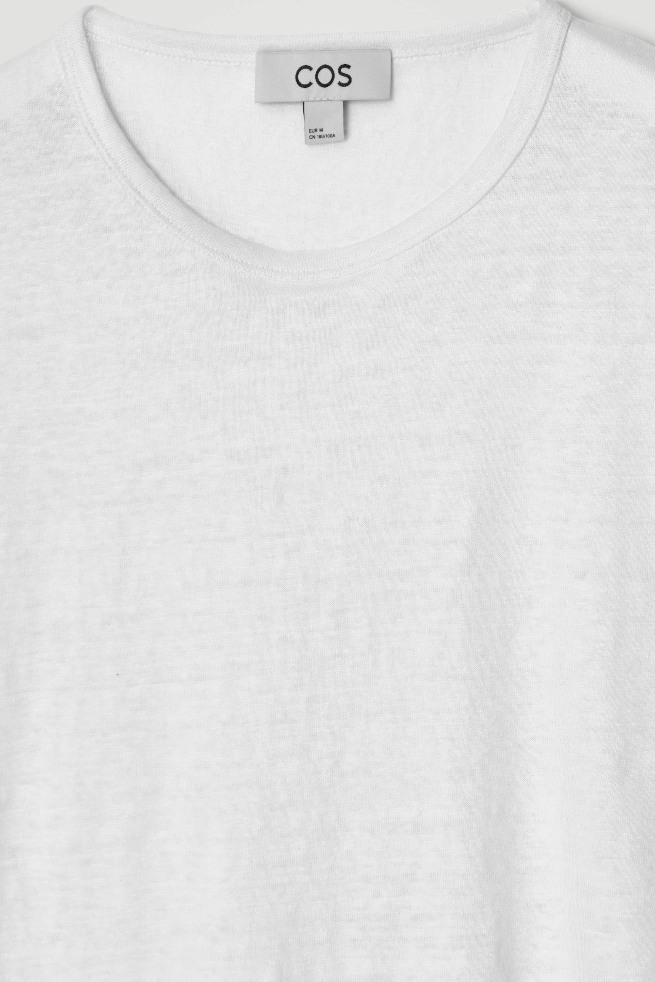 Visa större bild: T-SHIRT I LINNE - VIT - HERR | H&M SE 7
