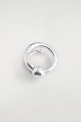 SPHERE WRAP RING — SILVER 3