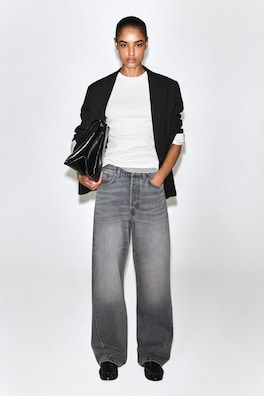 FACADE STRAIGHT-LEG JEANS — FADED BLACK 1