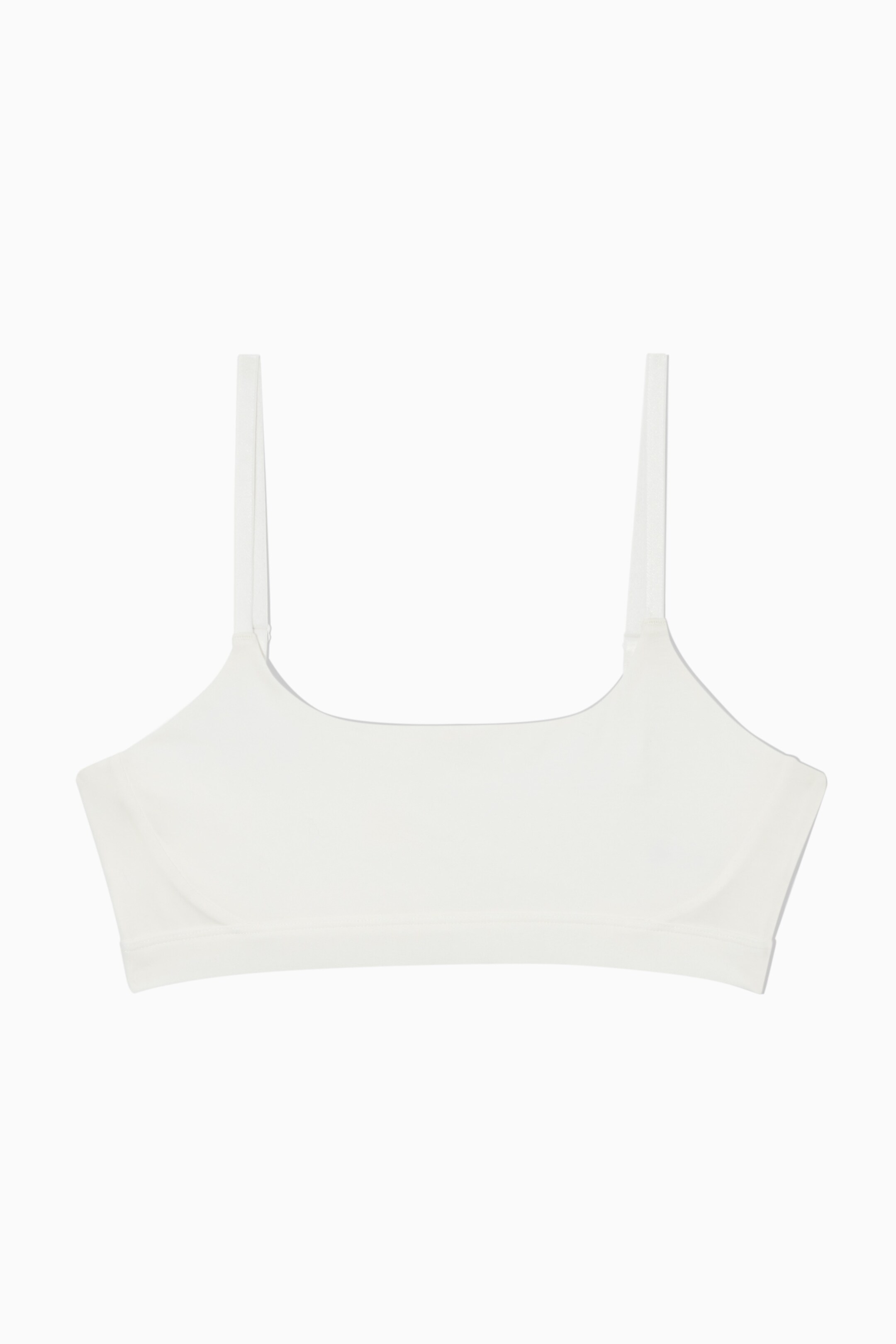 View larger image: ORGANIC COTTON BRALETTE - WHITE - Ladies | H&M GB 1
