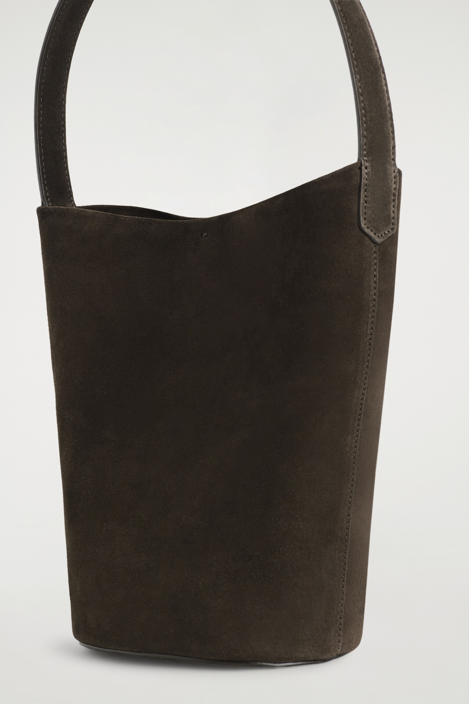 PARADIGM MINI TOTE BAG - SUEDE - DARK BROWN - 5
