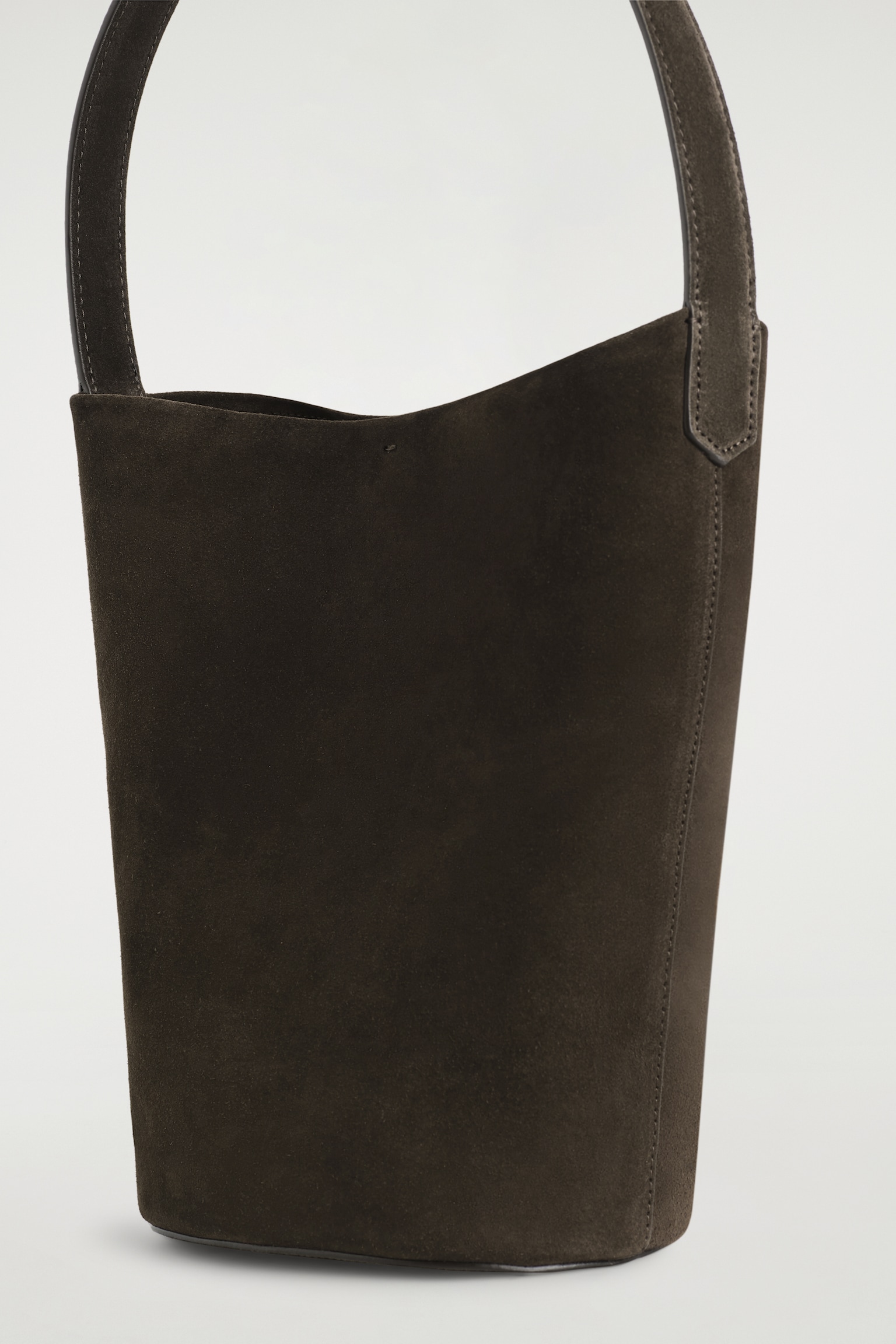 MINI SAC CABAS PARADIGM - DAIM - BRUN FONCÉ - 4