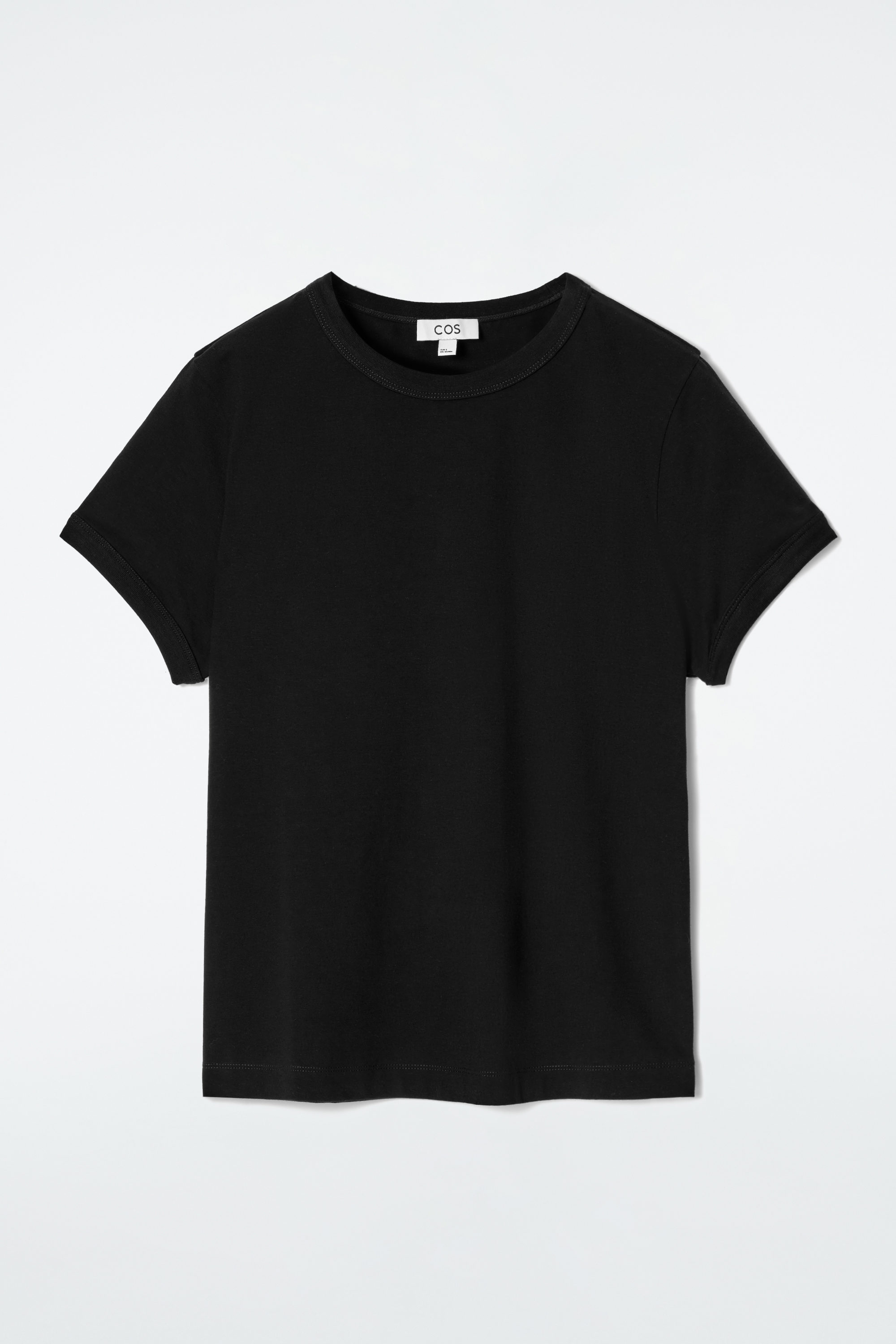 Tシャツ・カットソー RONRON FRILL SHIRRING SHORT SLEEVE T SHIRT BLACK RR25AST4172 RONRON FRILL SHIRRING SHORT SLEEVE T SHIRT BLACK – SeoulSeoul