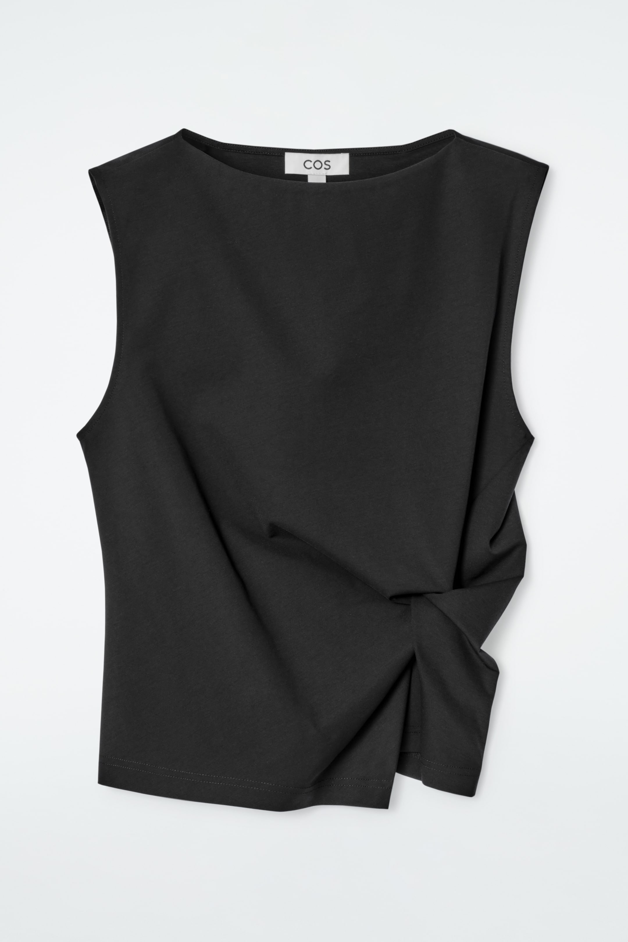 Zobrazit větší obrázek: Top s twist detailem - ČERNÁ - ŽENY | H&M CZ 7