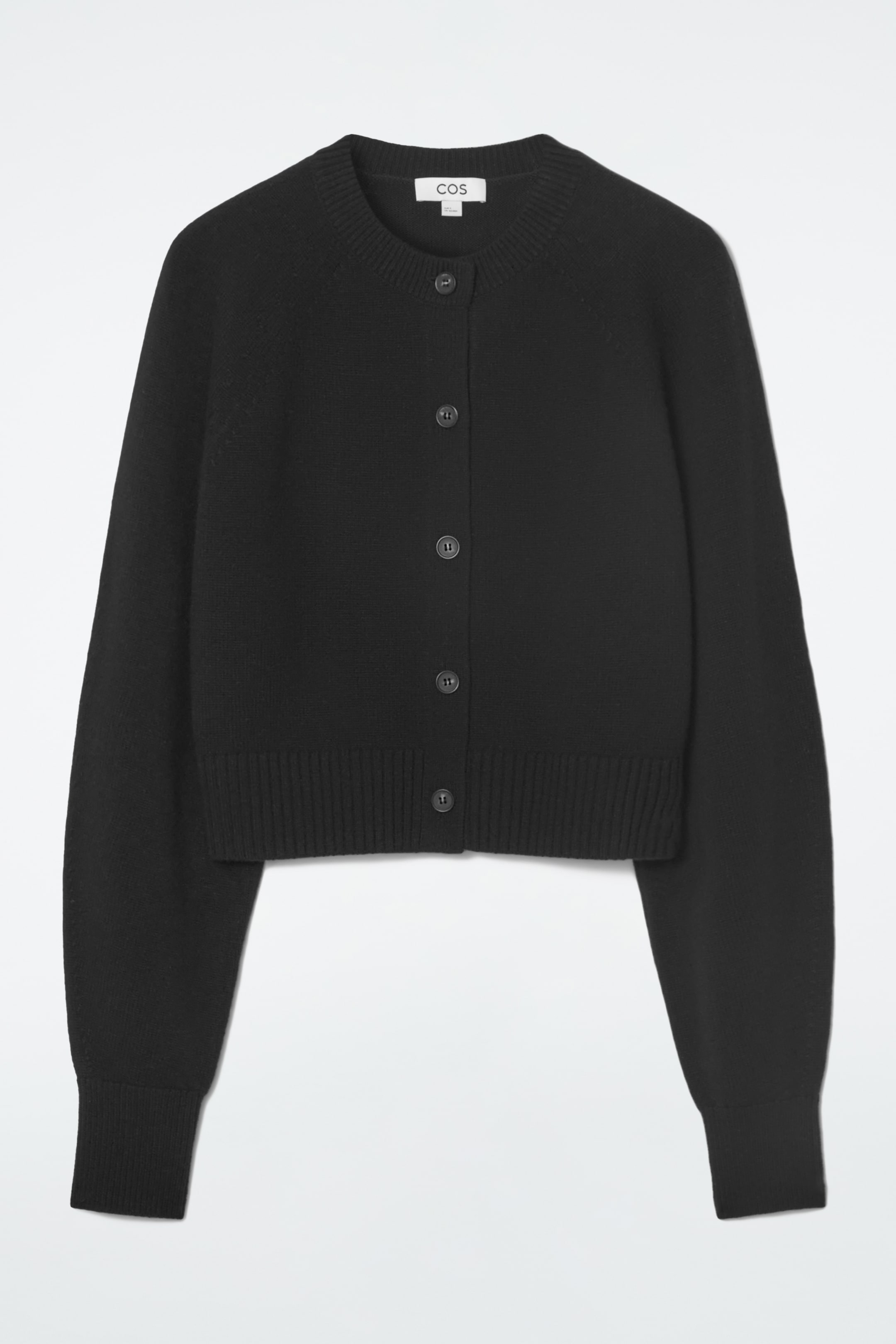View larger image: CROPPED WOOL CARDIGAN - BLACK - Ladies | H&M GB 1