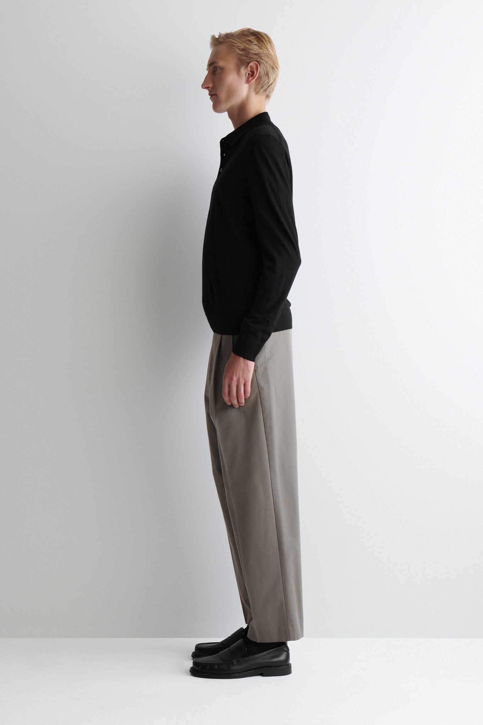 POLO SLIM EN LAINE MÉRINOS - NOIR/BLEU MARINE/BORDEAUX/BRUN - 6
