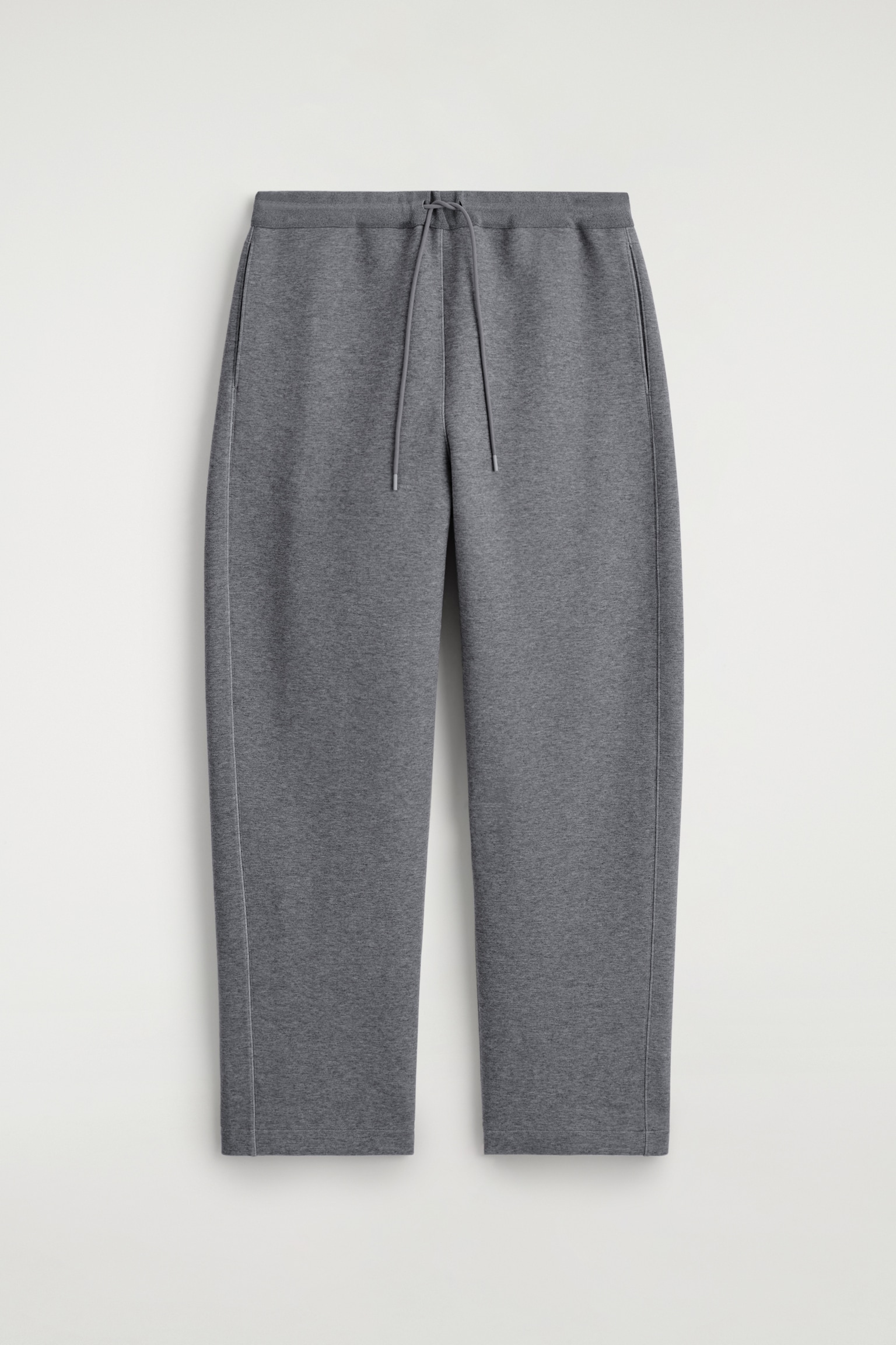 SCUBA BARREL-LEG JOGGERS - GREY MÉLANGE/BLACK - 2