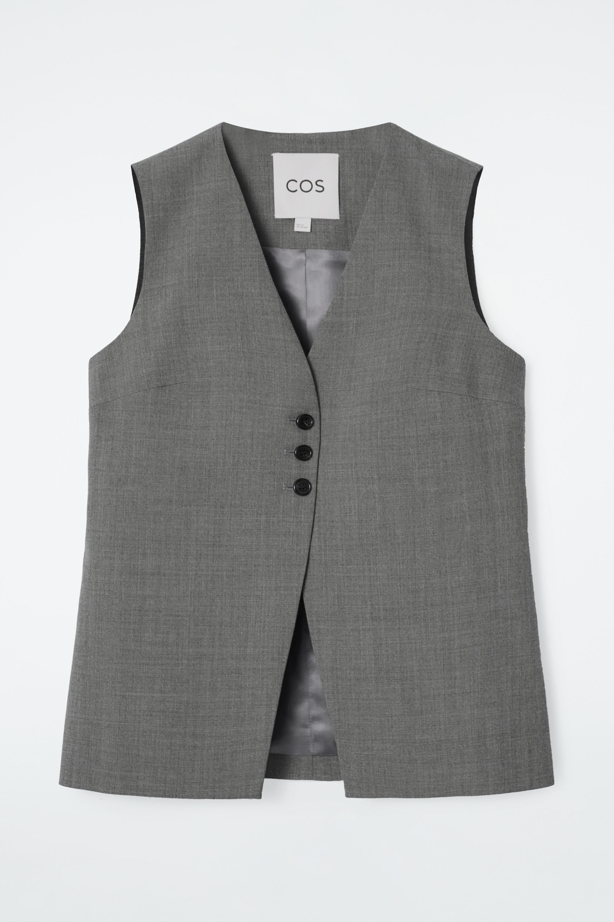 トップス TODAYFUL collarless twill vest todayful Collarless Twill Vest