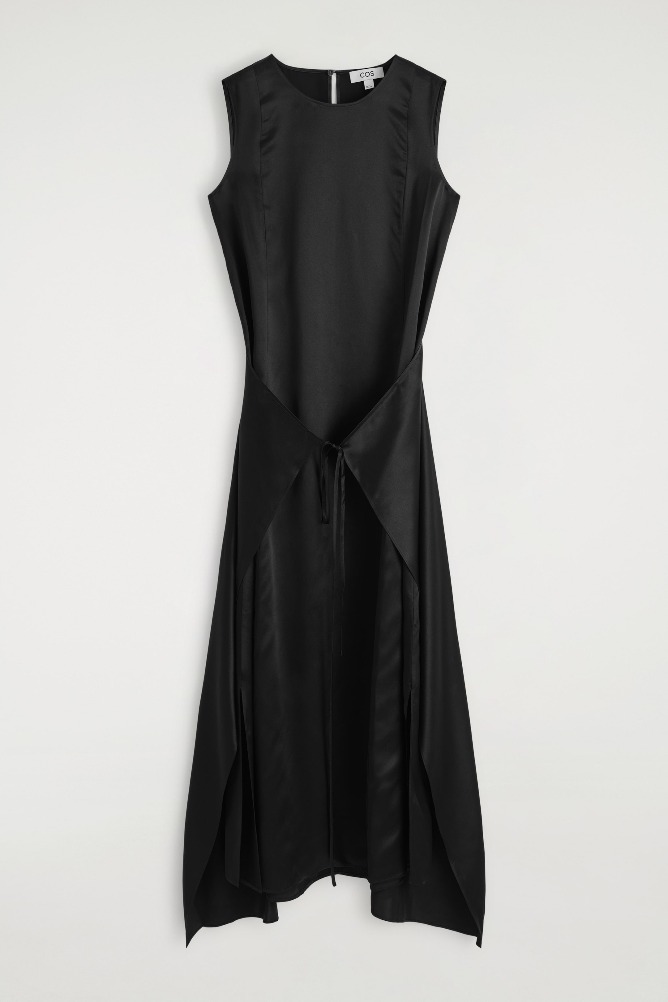 Visualizza immagine più grande: ABITO MAXI A PORAFOGLIO IN SETA - NERO - DONNA | H&M IT 5