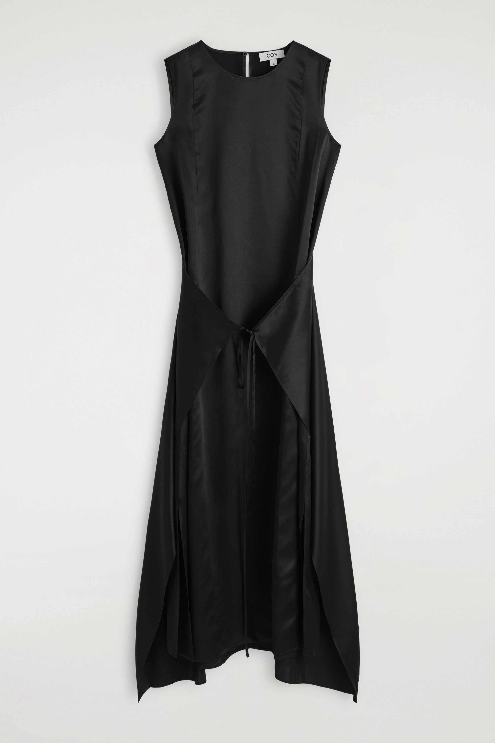 THE OPEN-BACK NECKLACE DRESS - BLACK | COS