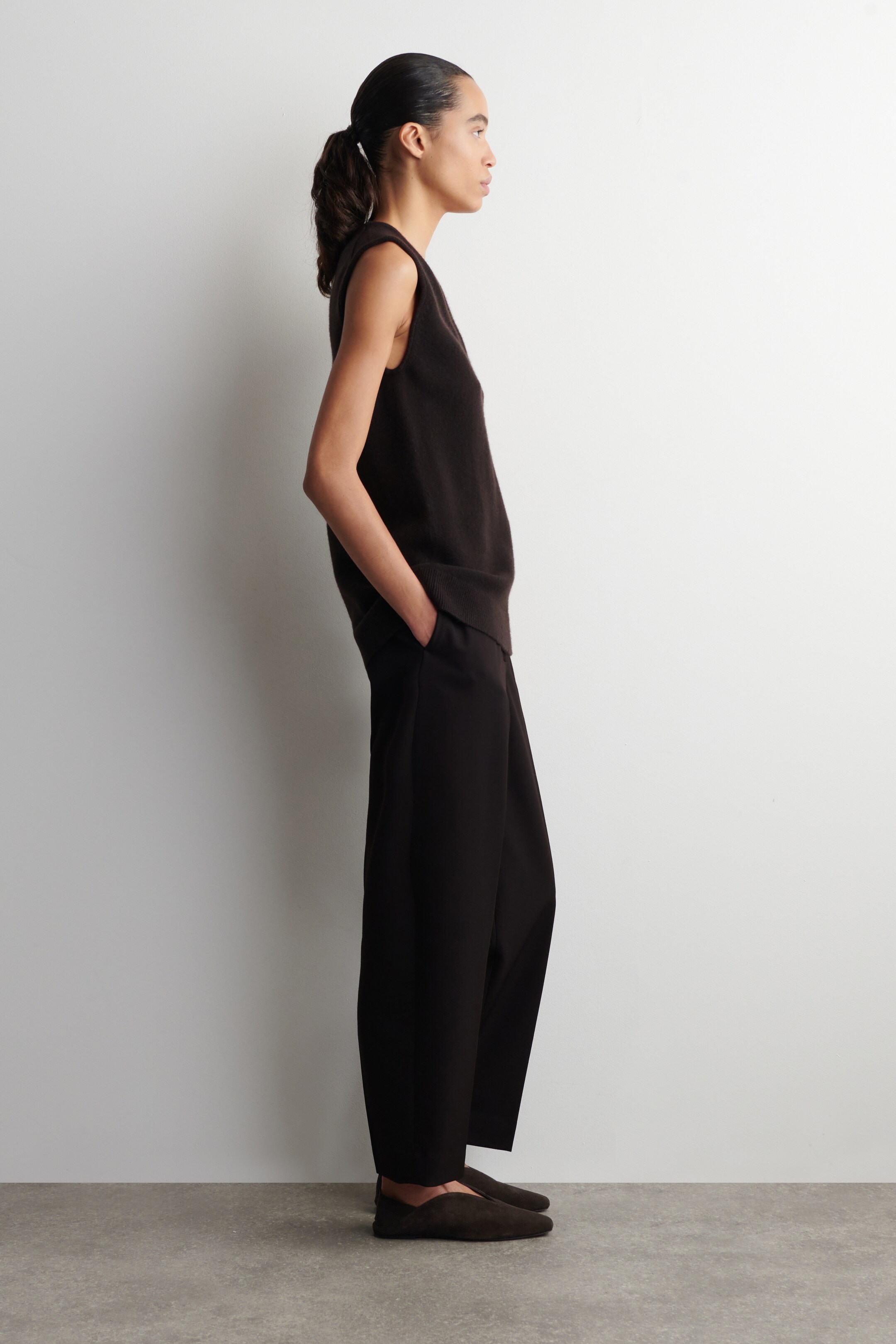 Nagyobb kép megtekintése: BŐR PAPUCS - BARNA - NŐI | H&M HU 3