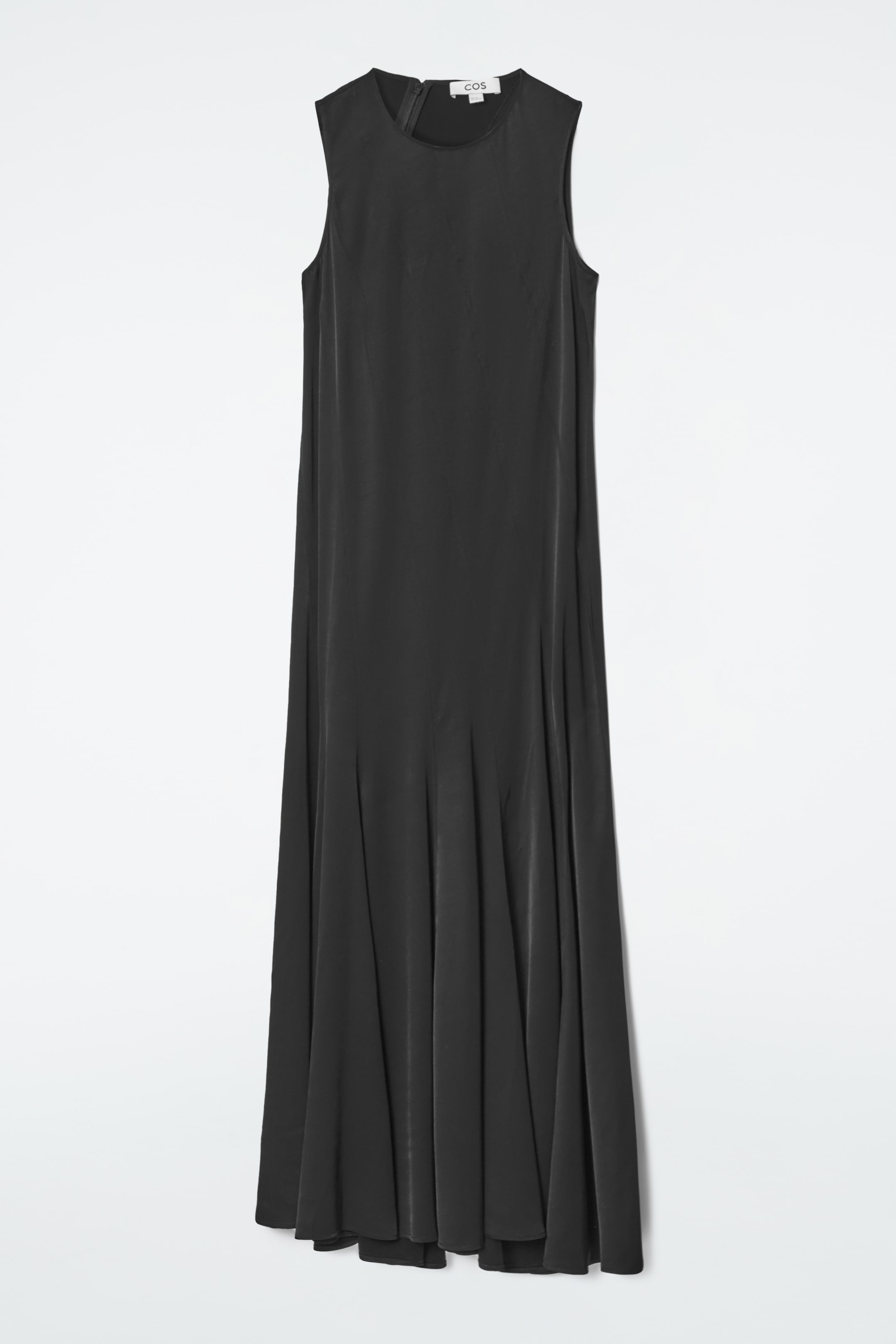 Grösseres Bild ansehen: ASYMMETRISCHES MIDIKLEID MIT VERDREHTER PARTIE - SCHWARZ - DAMEN | H&M CH 1