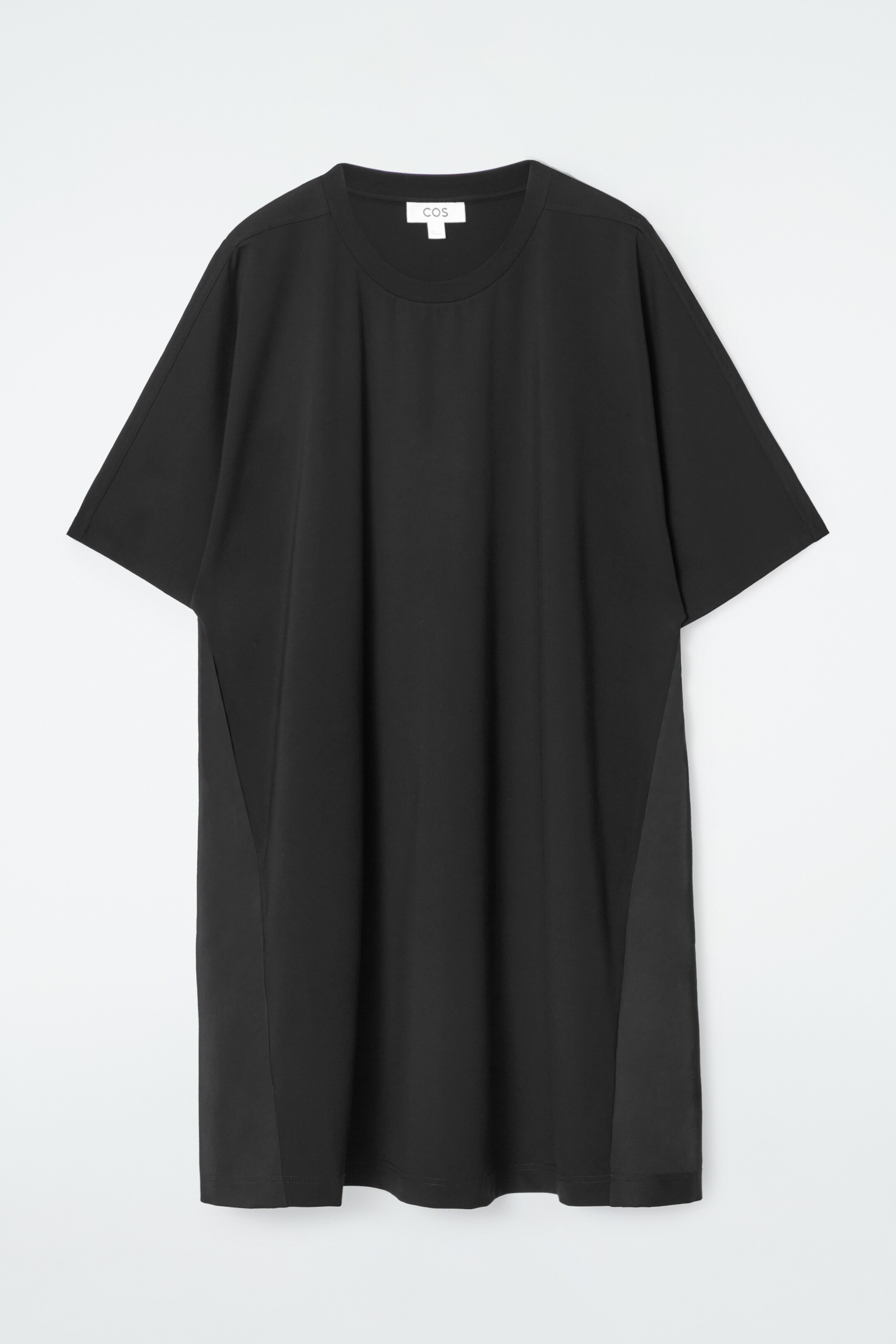 Ingrandisci l'immagine: OVERSIZED PANELLED T-SHIRT DRESS - BLACK - DONNA | H&M CH 1