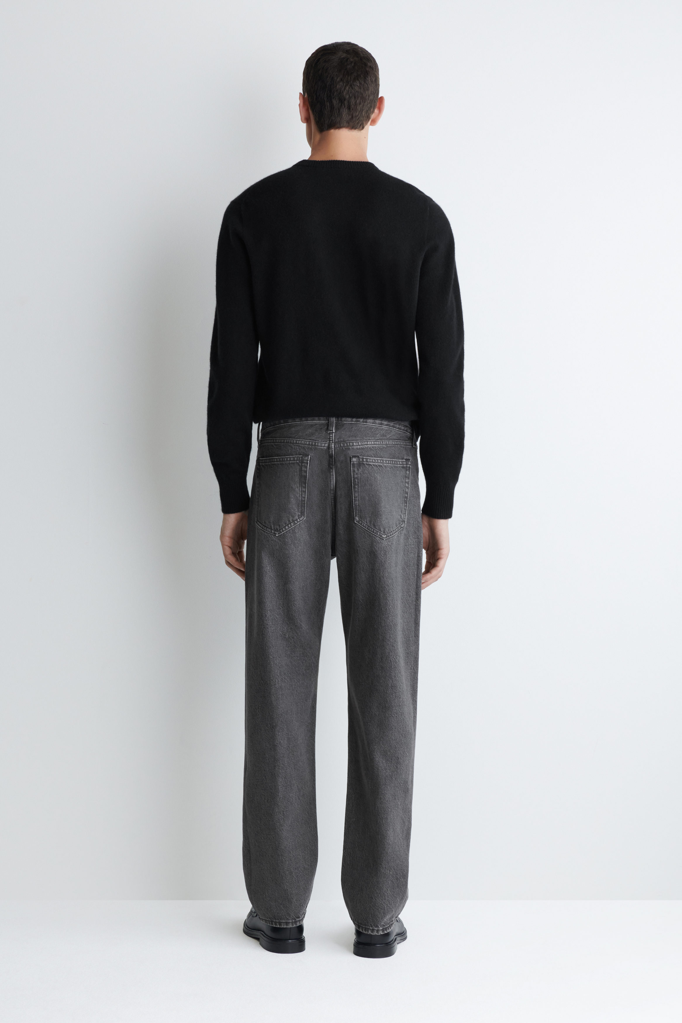 [LOW CLASSIC] / ☆ 25SS NEW STRAIGHT-FIT JEANS / DARK BLUE Zara Low Rise Straight Leg Jeans Dark Blue | White Fox