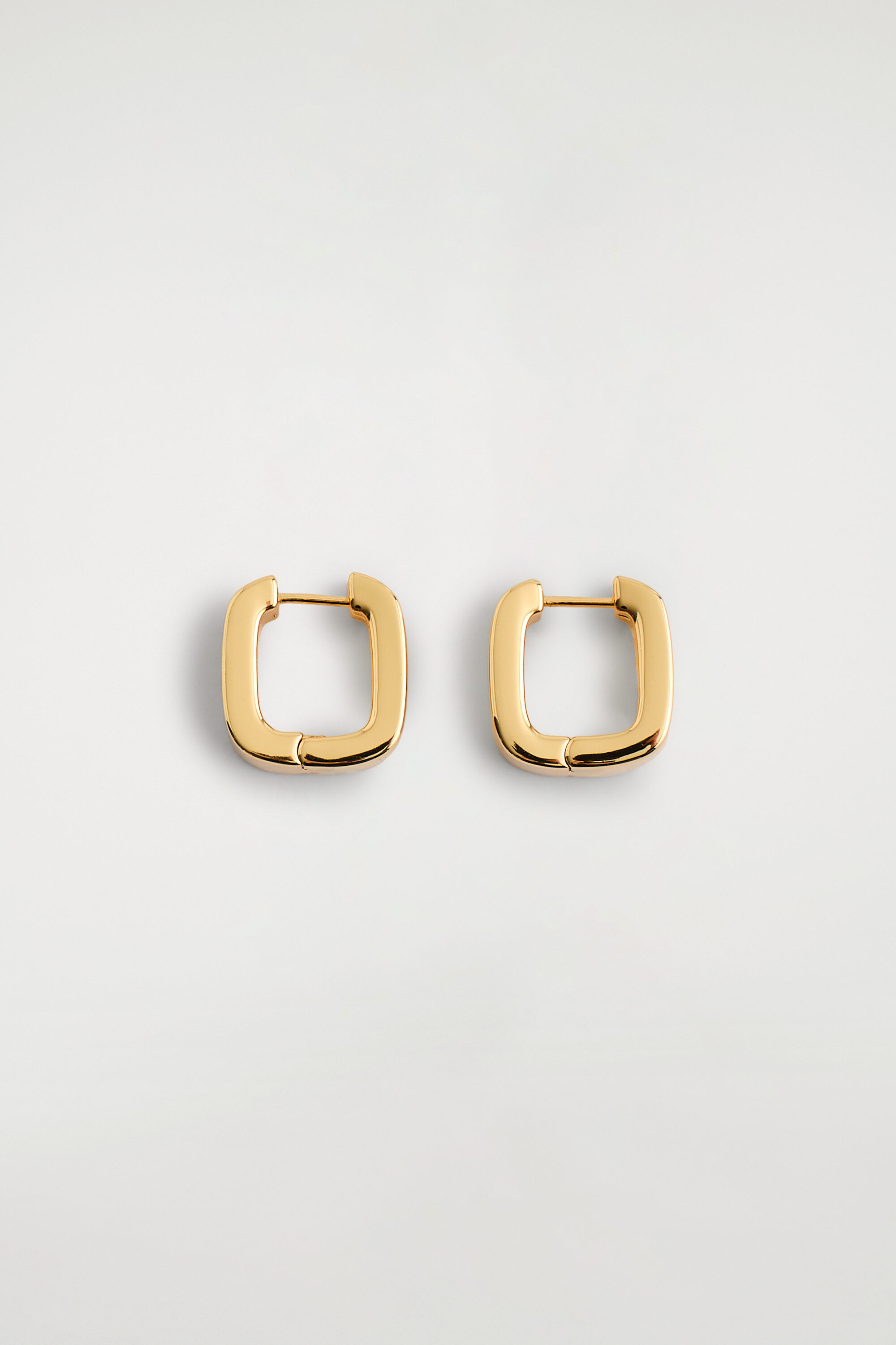 SQUARE HOOP EARRINGS - thumbnail 3