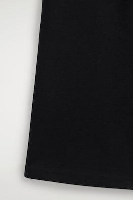 JERSEY FLARED TROUSERS — BLACK 5