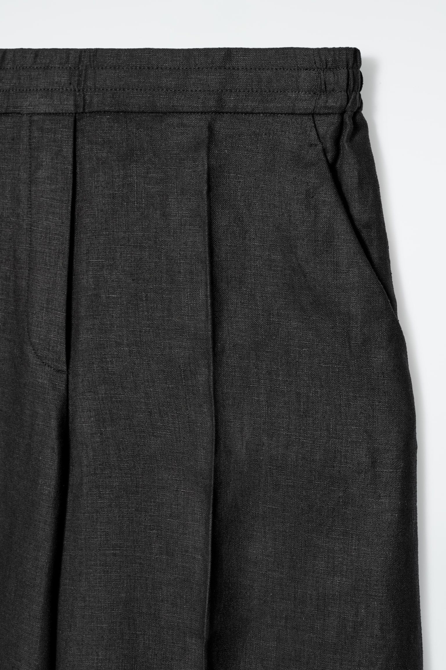 LINEN CULOTTES - BLACK/BLUE/NAVY - 3