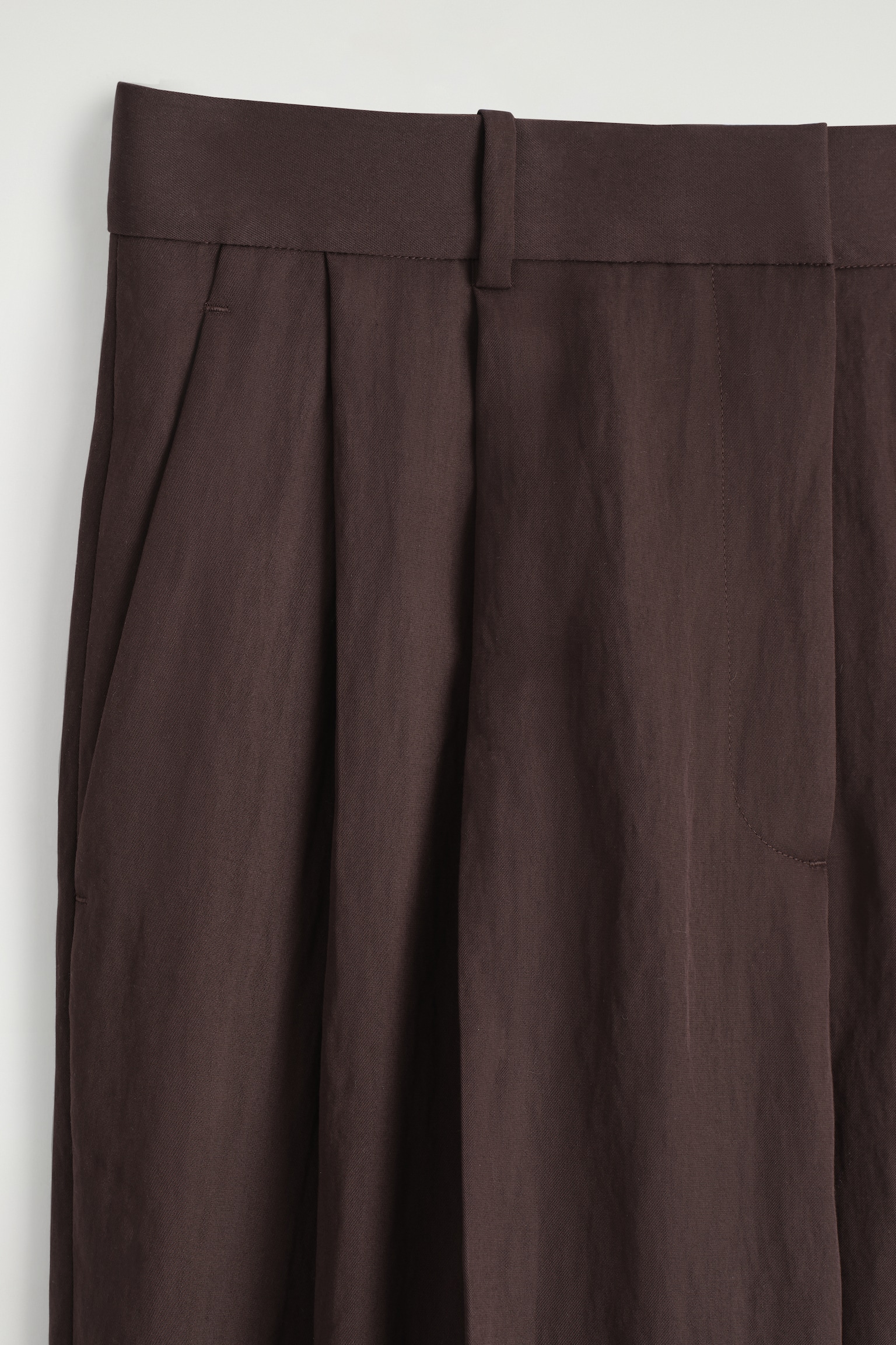 PANTALON DÉCONTRACTÉ LARGE ET FLUIDE - BORDEAUX/ROSE CLAIR/NOIR - 4