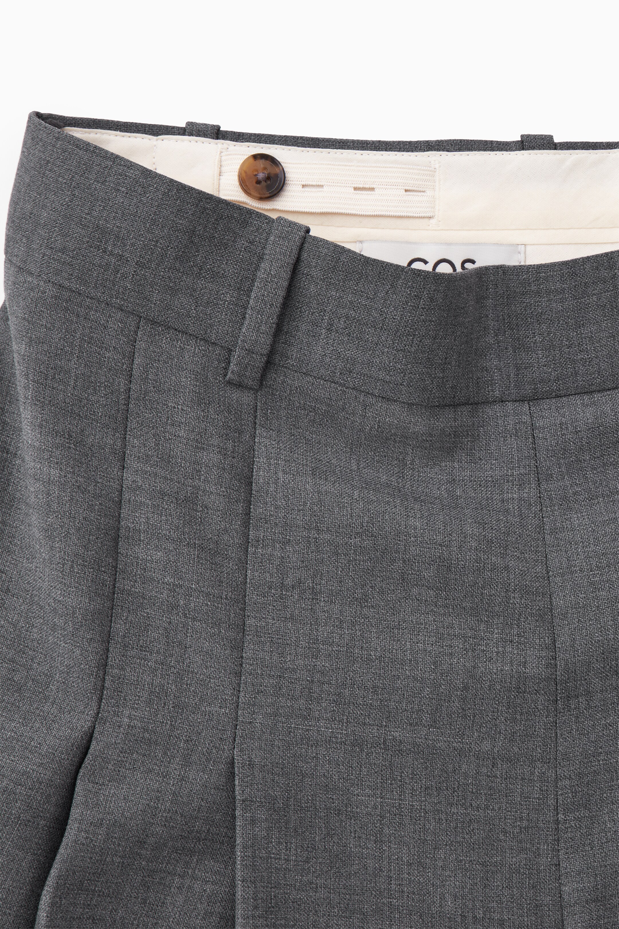 Ingrandisci l'immagine: TAILORED WOOL SKORT - GREY - DONNA | H&M CH 3