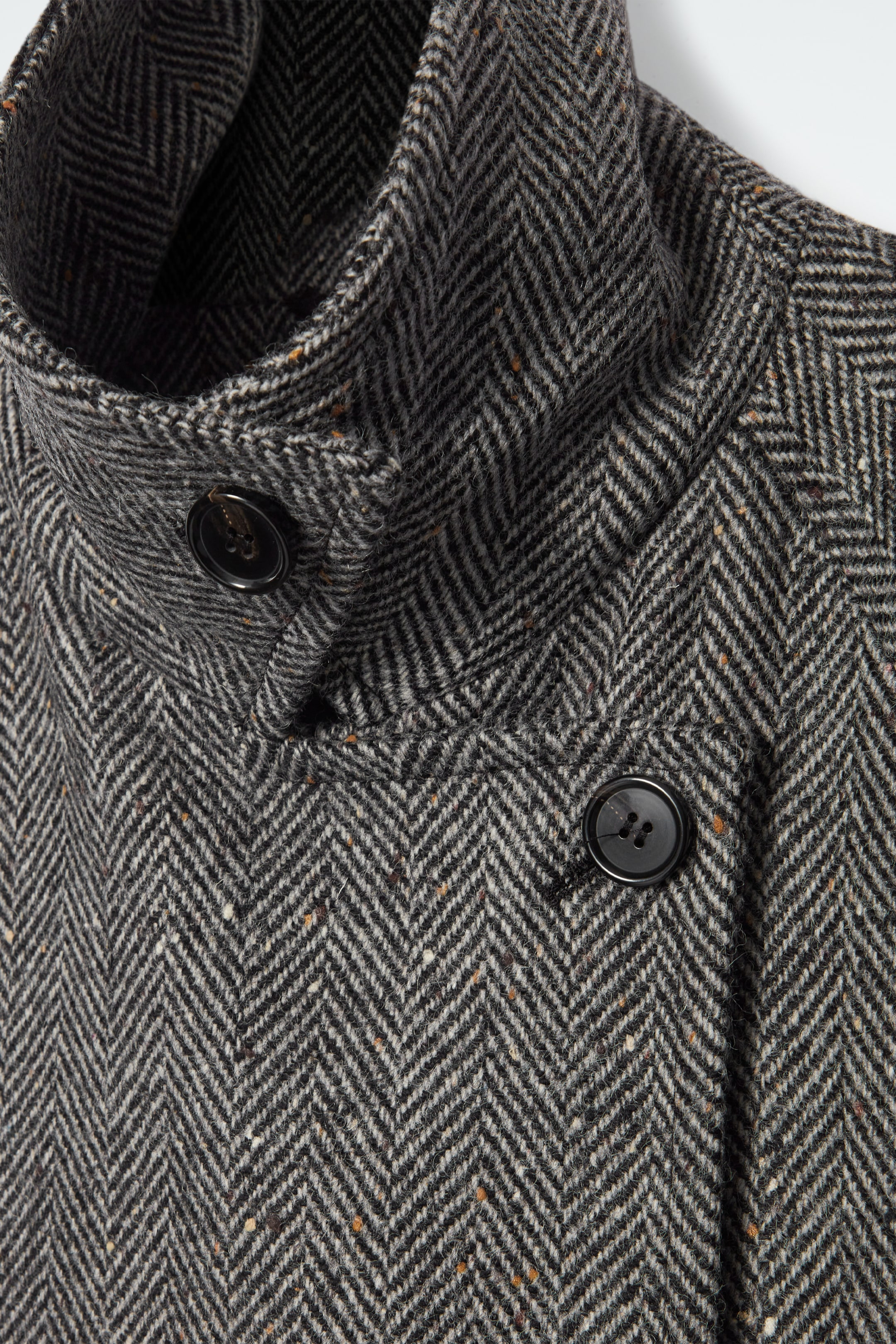 View larger image: OVERSIZED DOUBLE-BREASTED WOOL PEA COAT - GREY - Ladies | H&M GB 2