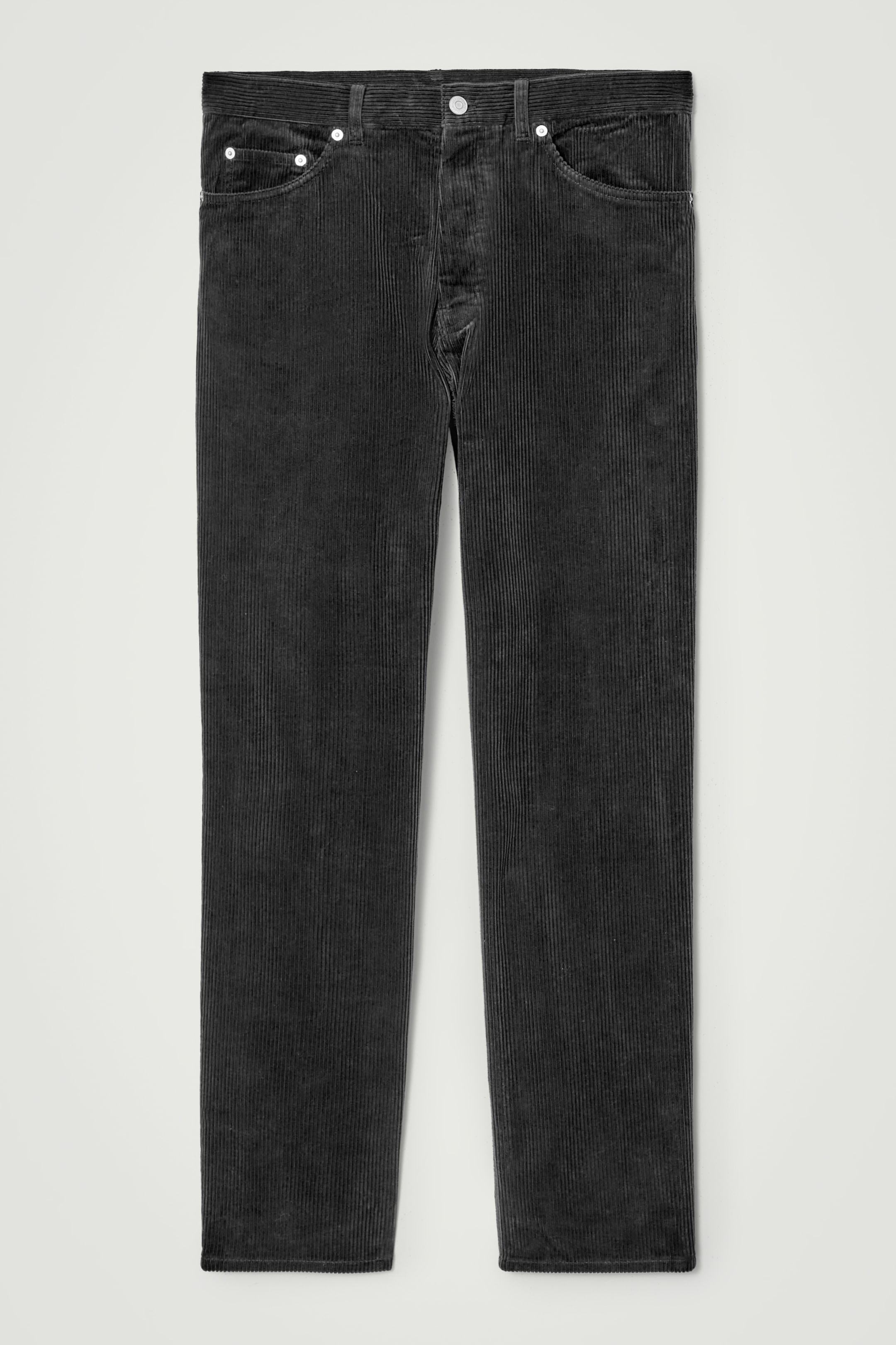 Grösseres Bild ansehen: SIGNATURE JEANS AUS CORD MIT GERADEM BEIN - SCHWARZ - HERREN | H&M CH 7