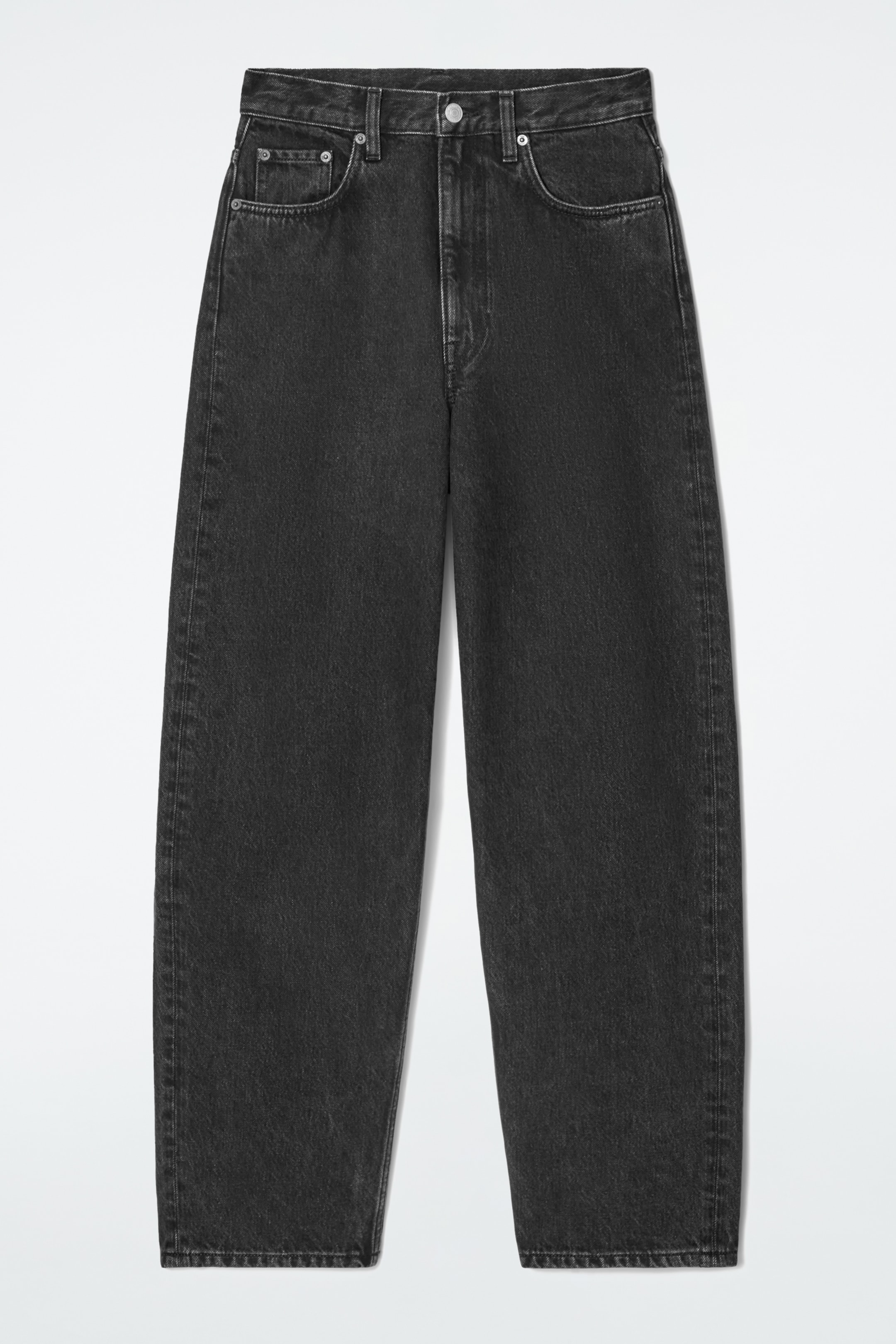 Visualizza immagine più grande: JEANS BAY DAL TAGLIO BARREL - NERO - DONNA | H&M IT 9
