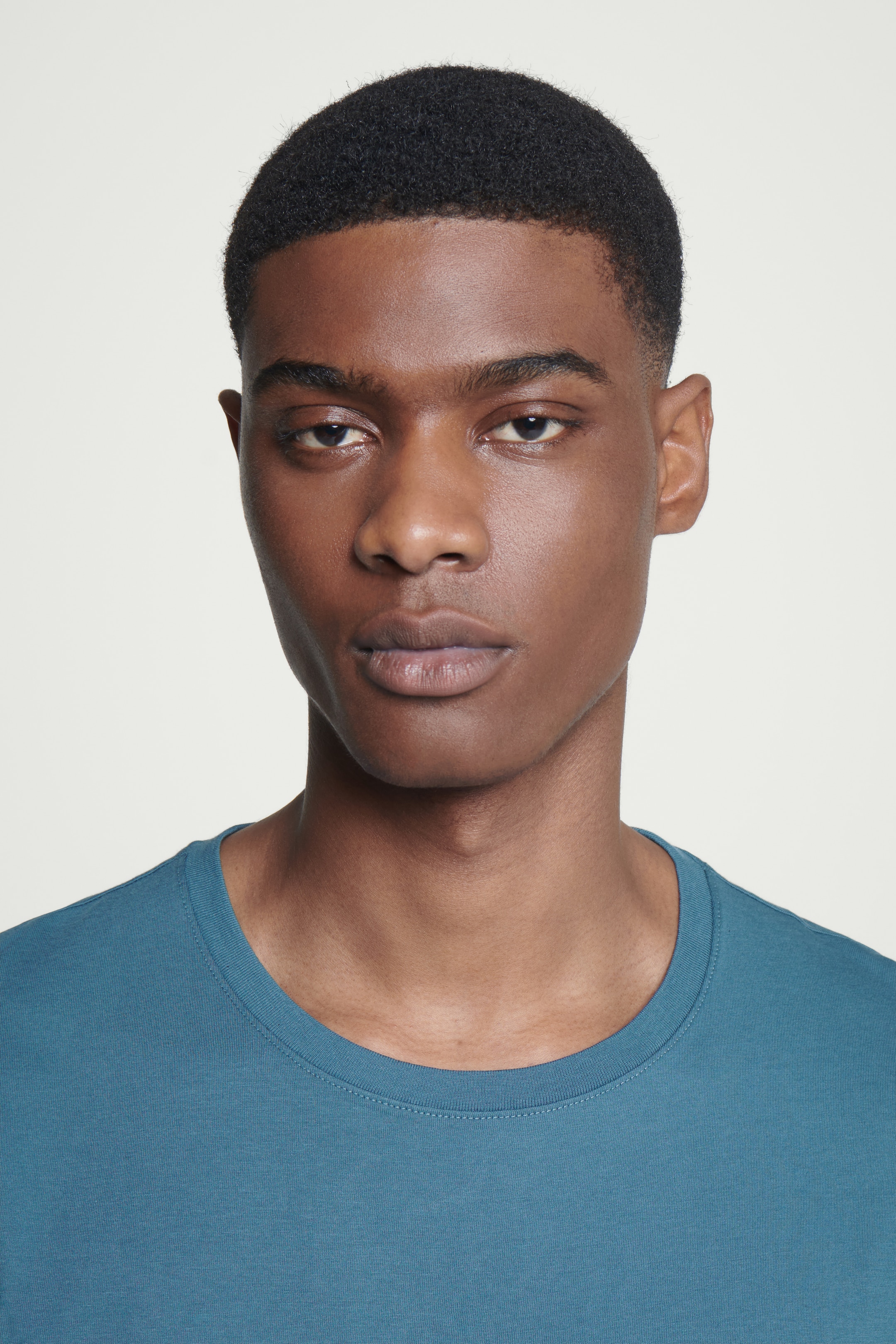 View larger image: REGULAR COTTON T-SHIRT - BLUE - Men | H&M GB 5