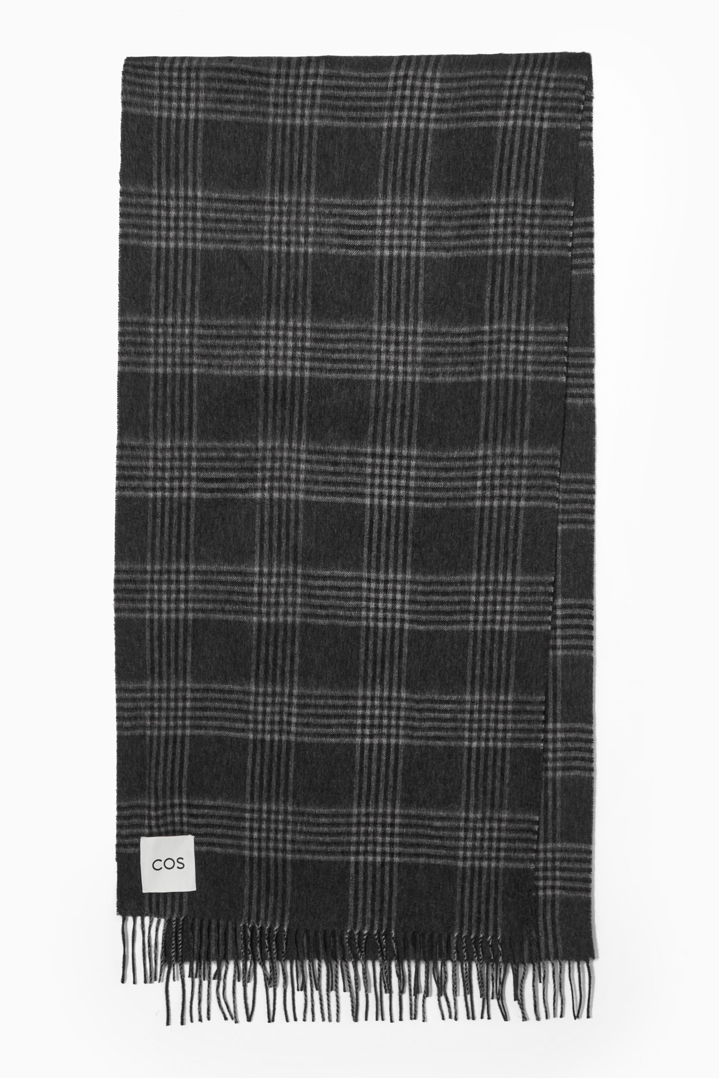 RIBBED WOOL AND CASHMERE-BLEND POLO SHIRT - LIGHT GREY
