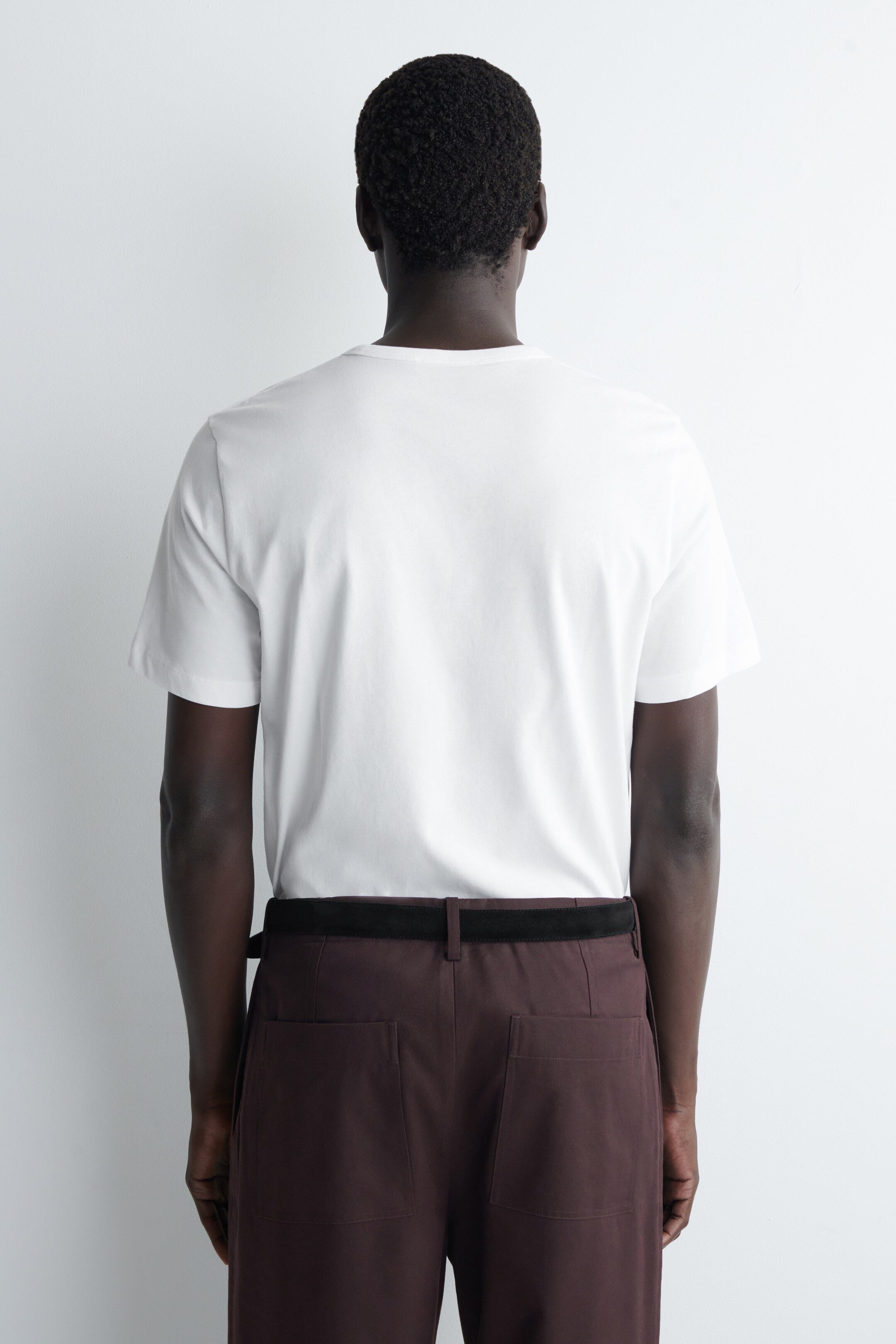 Ingrandisci l'immagine: BRUSHED-COTTON T-SHIRT - WHITE - UOMO | H&M CH 6