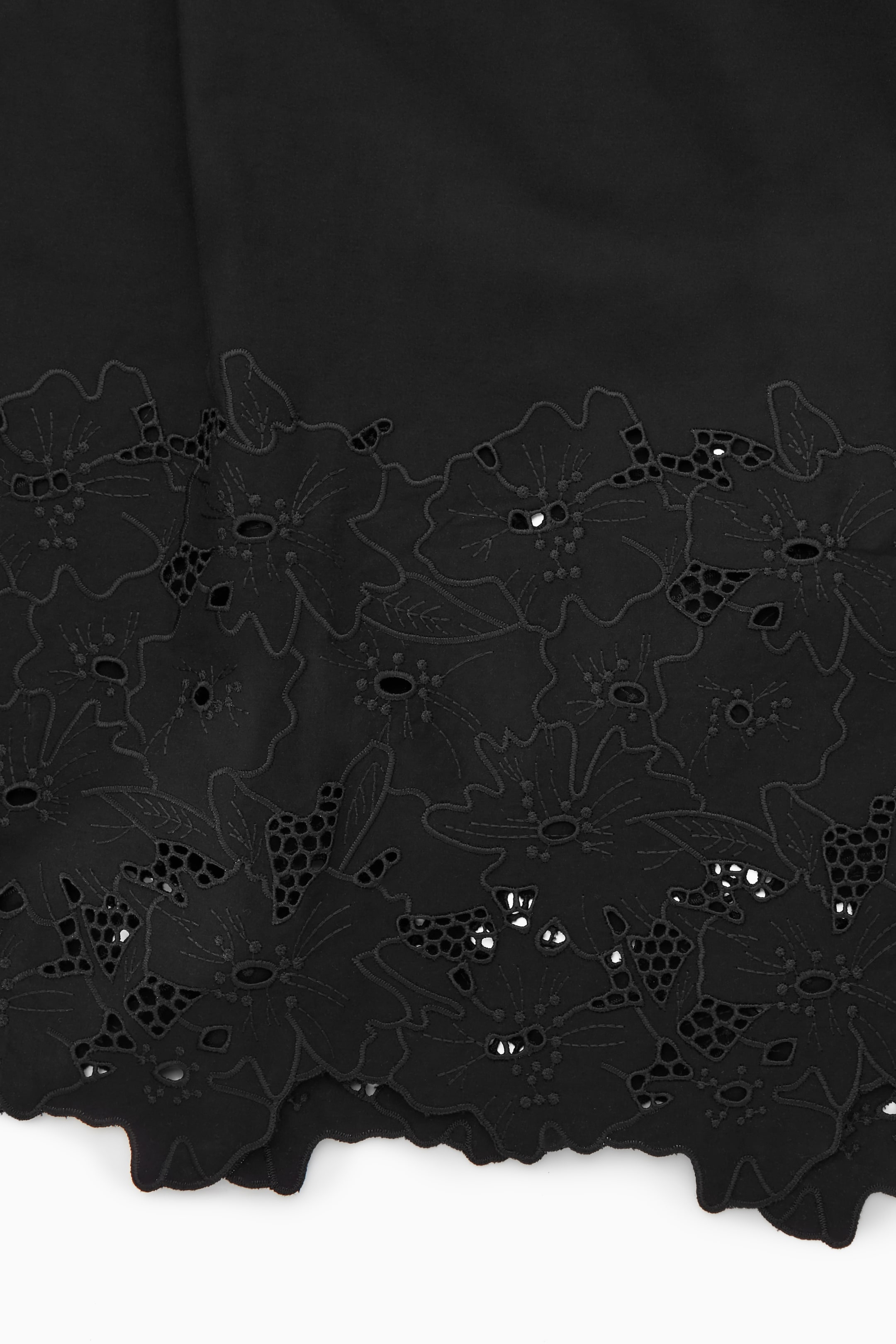 Grösseres Bild ansehen: ÄRMELLOSES MIDIKLEID MIT LOCHSTICKEREI - SCHWARZ - DAMEN | H&M CH 2