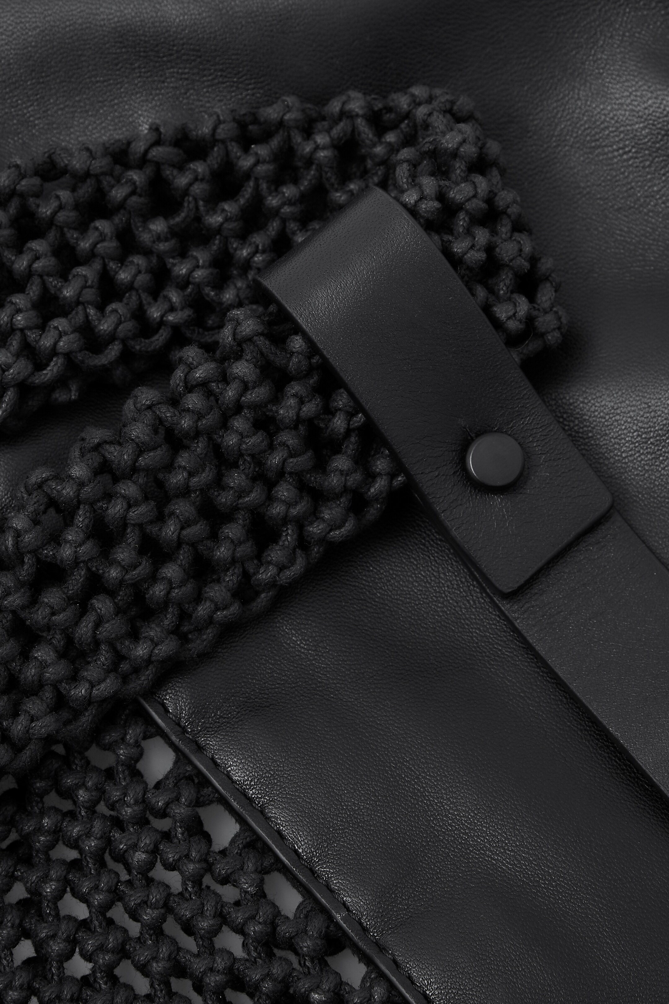 View larger image: HAND-WOVEN TOTE BAG - LEATHER - BLACK - Men | H&M GB 4