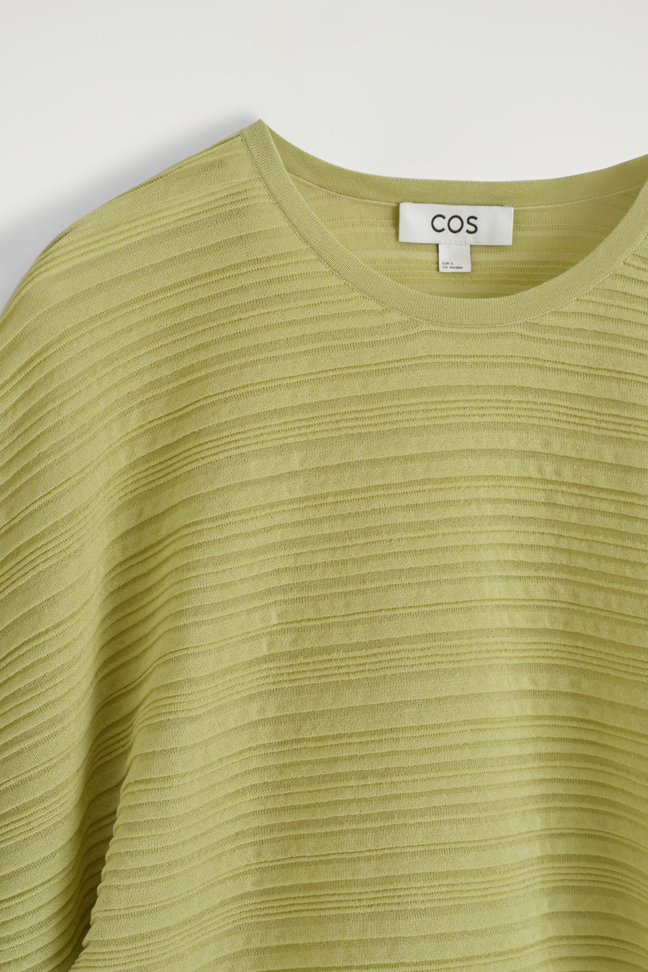 Ingrandisci l'immagine: PLEATED KNITTED T-SHIRT - GREEN - DONNA | H&M CH 8