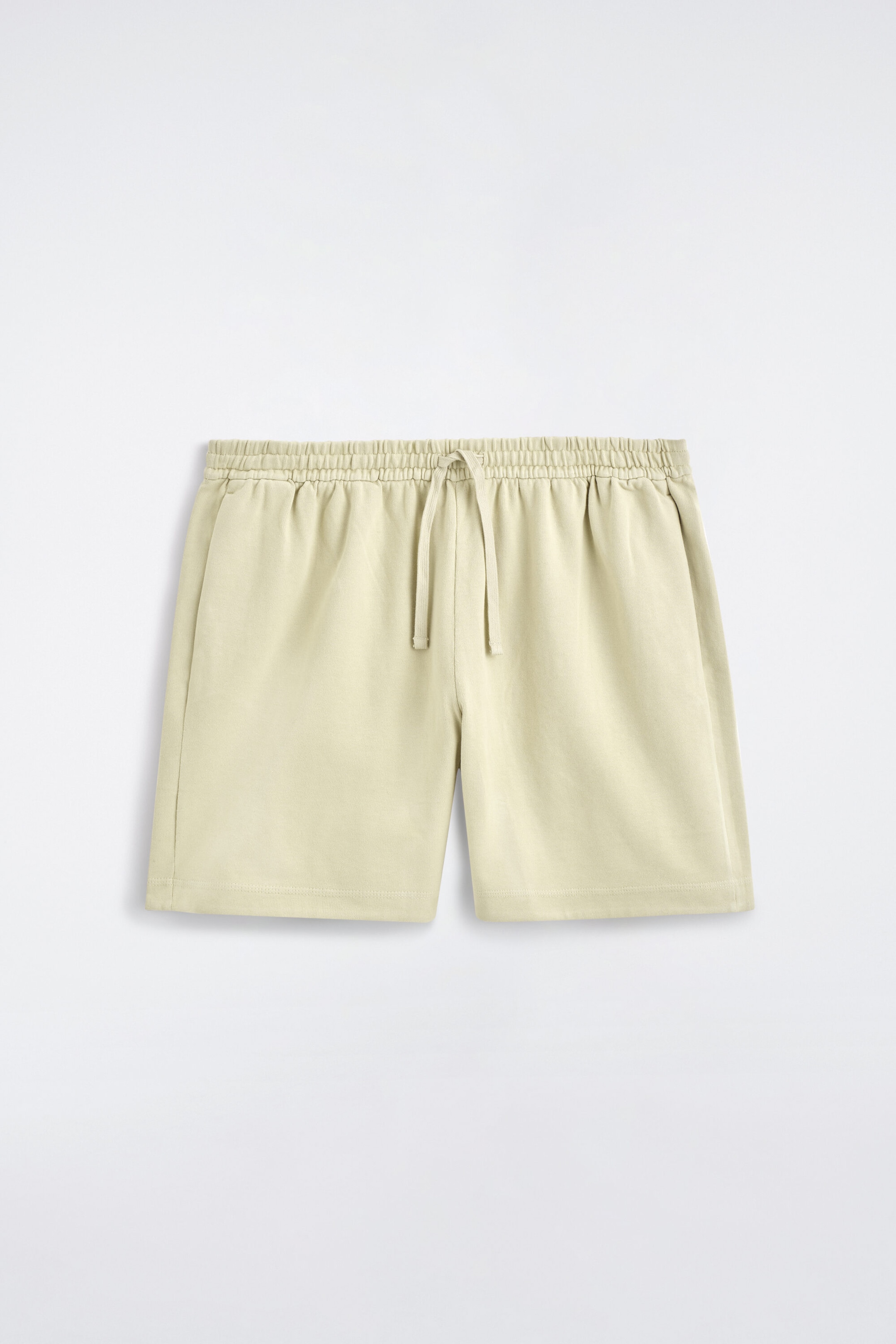GARMENT-WASHED COTTON-JERSEY SHORTS