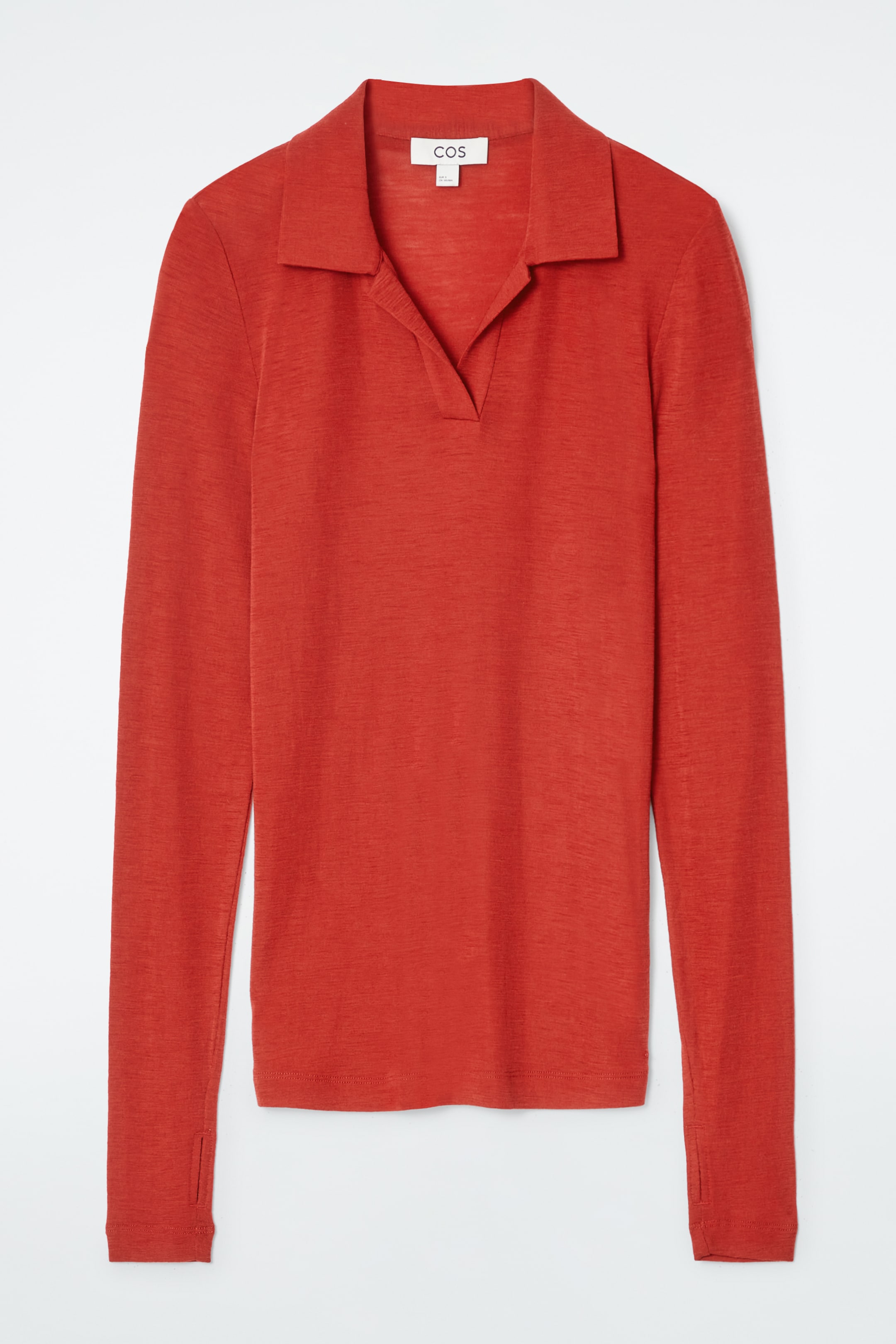 Größeres Bild ansehen: POLOSHIRT AUS MERINOWOLLE - Rot - Ladies | H&M DE 1