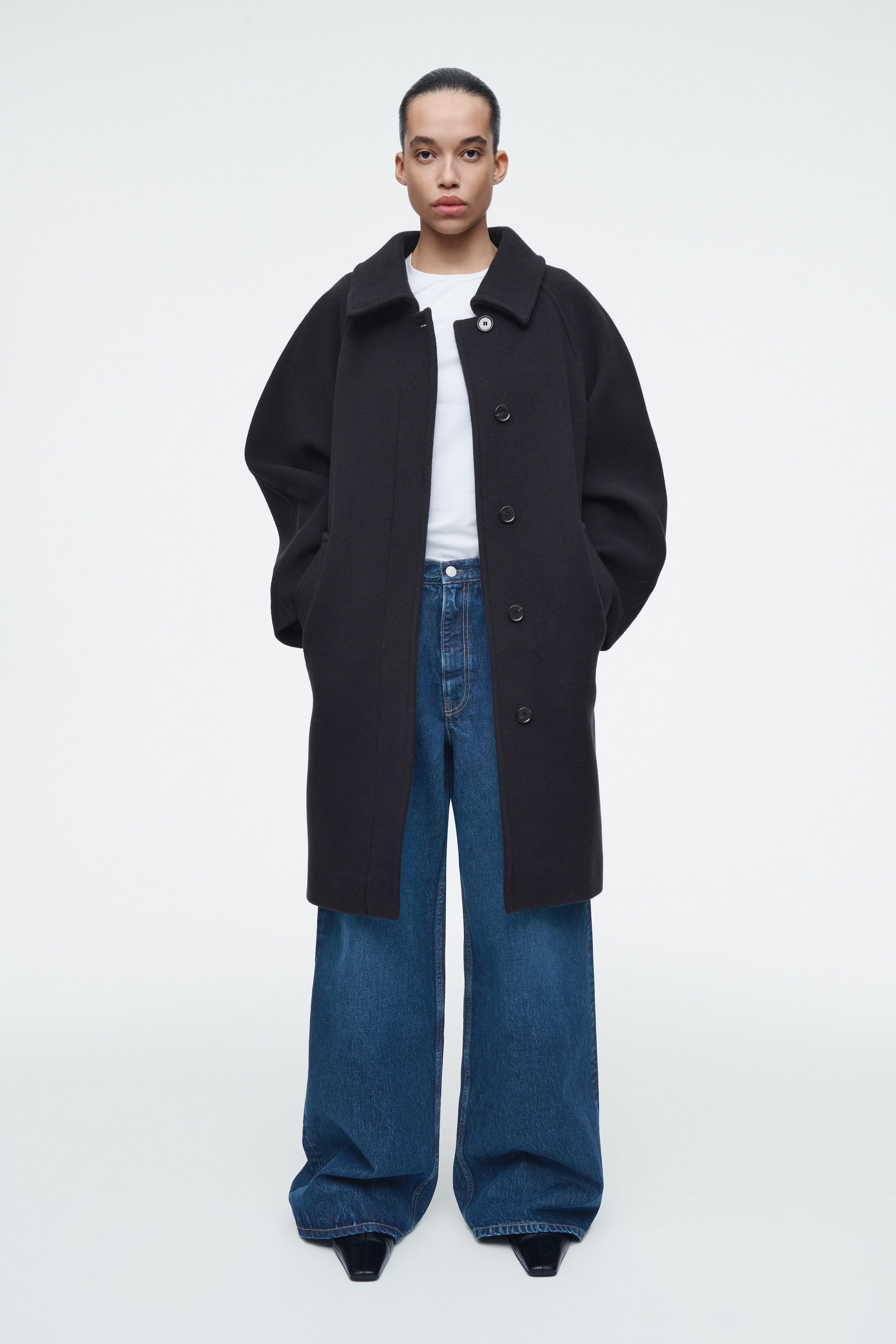 JEANS POOL A GAMBA LARGA