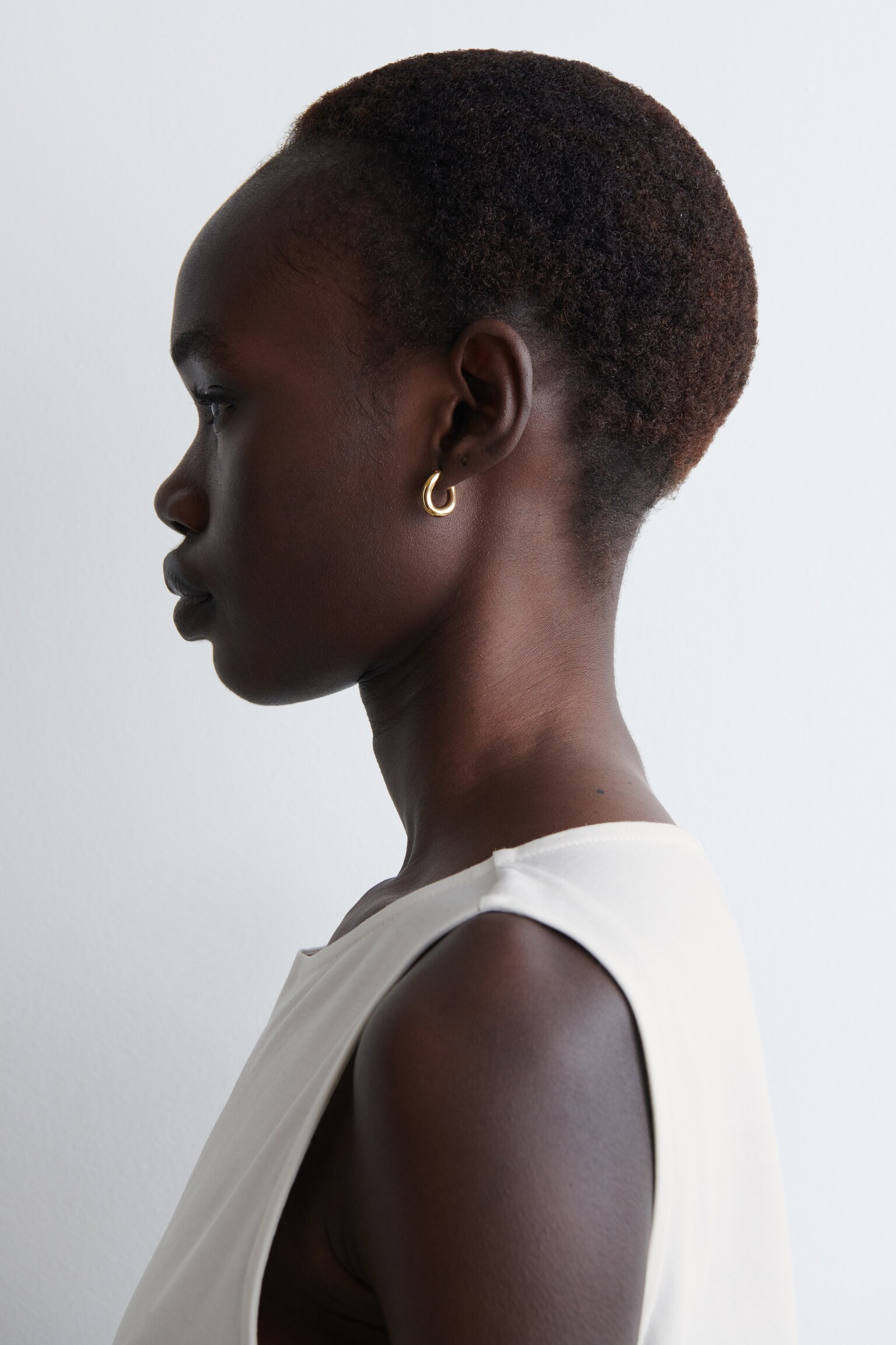 TWISTED HOOP EARRINGS - GOLD/SILVER - 4