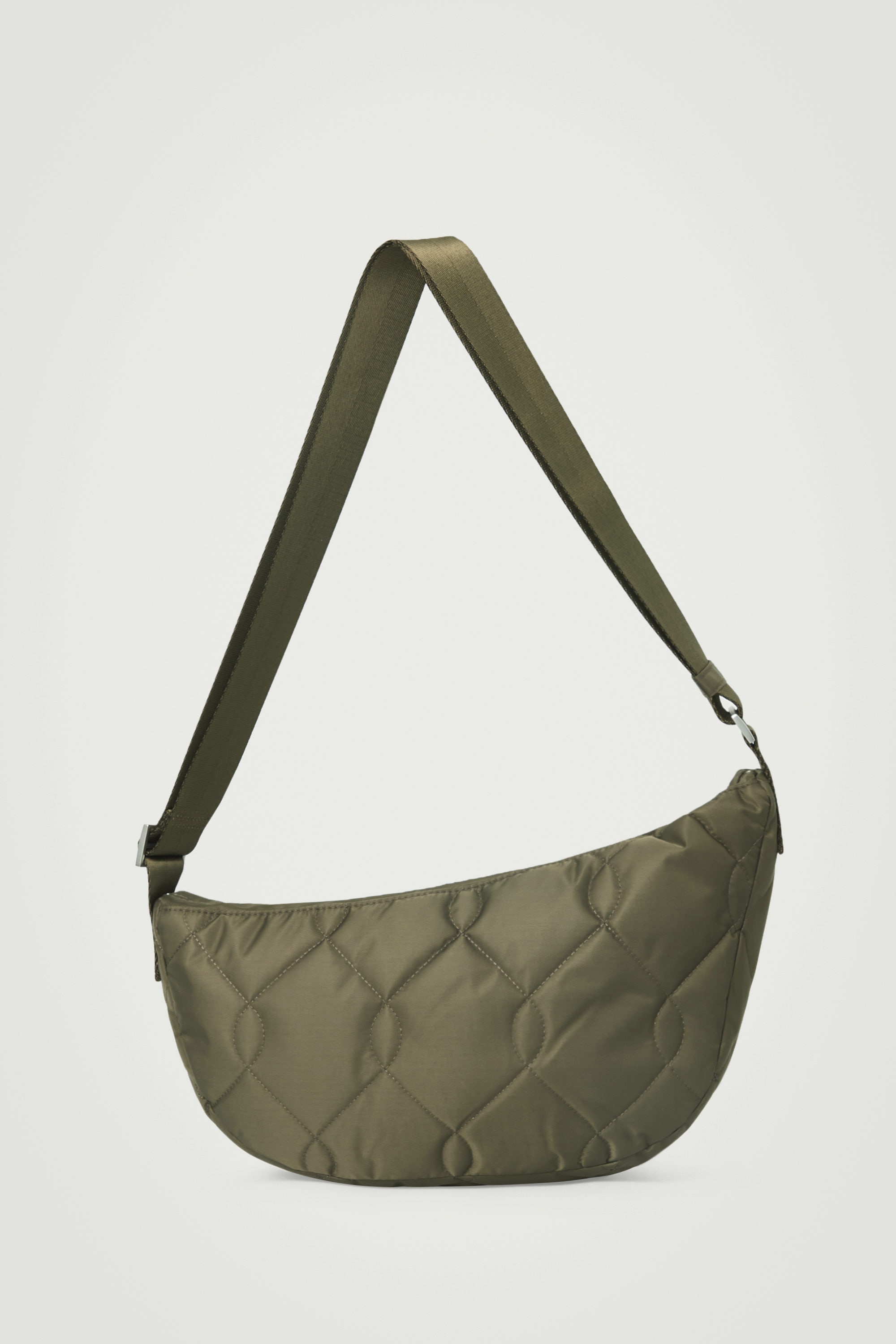 QUILTED CROSSBODY BAG - NYLON - KHAKI | COS