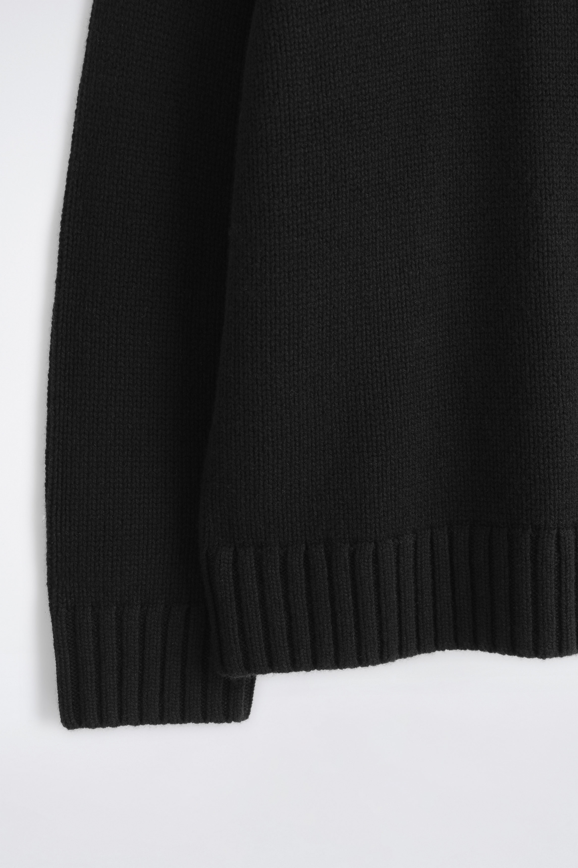 トップス NKNIT silk cotton crew neck KNIT BLACK 2 Ribbed