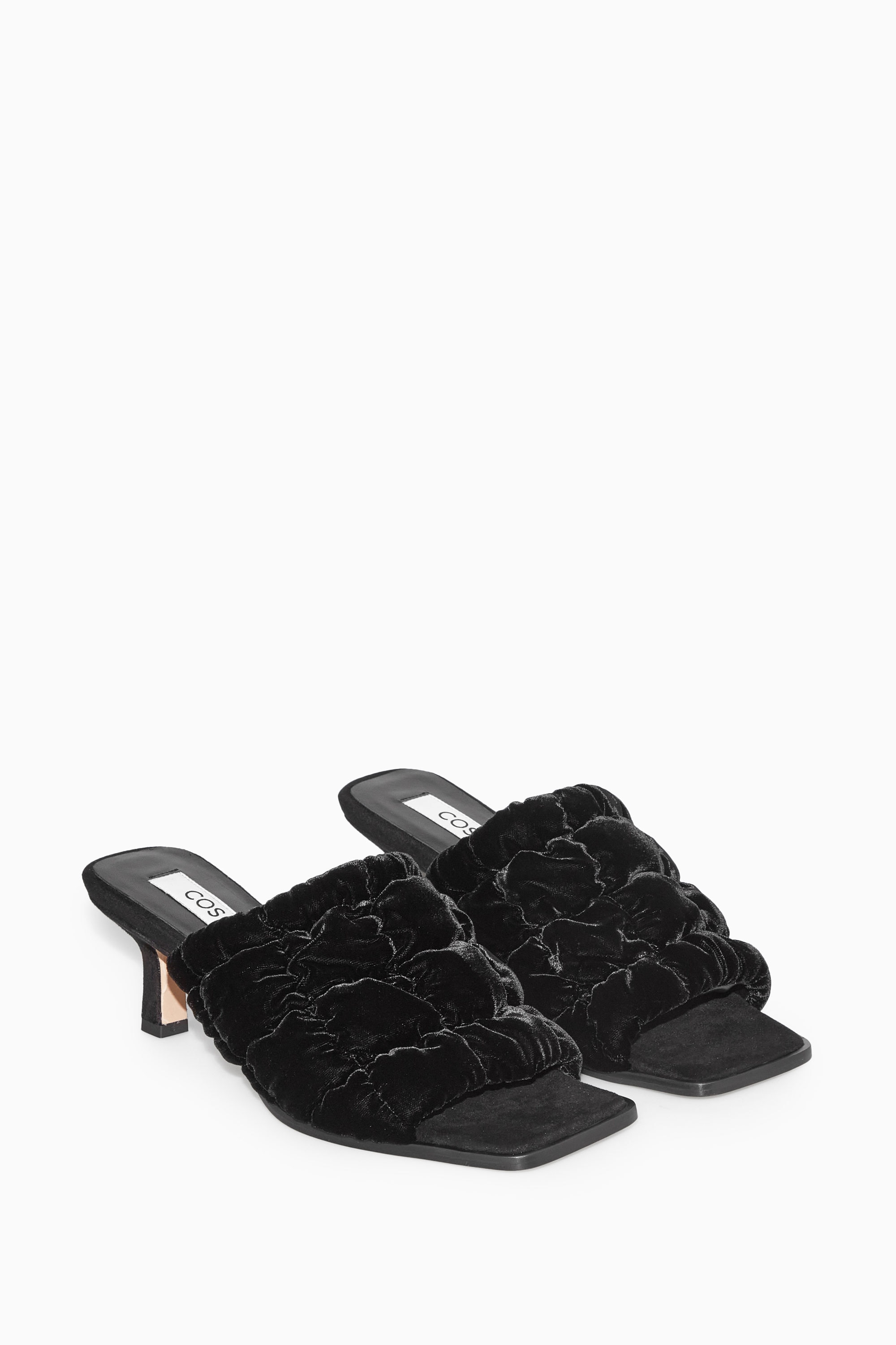 靴 VELOUR FLAT MULES Velvet mules & clogs Sanayi 313 Navy size 37 EU in Velvet