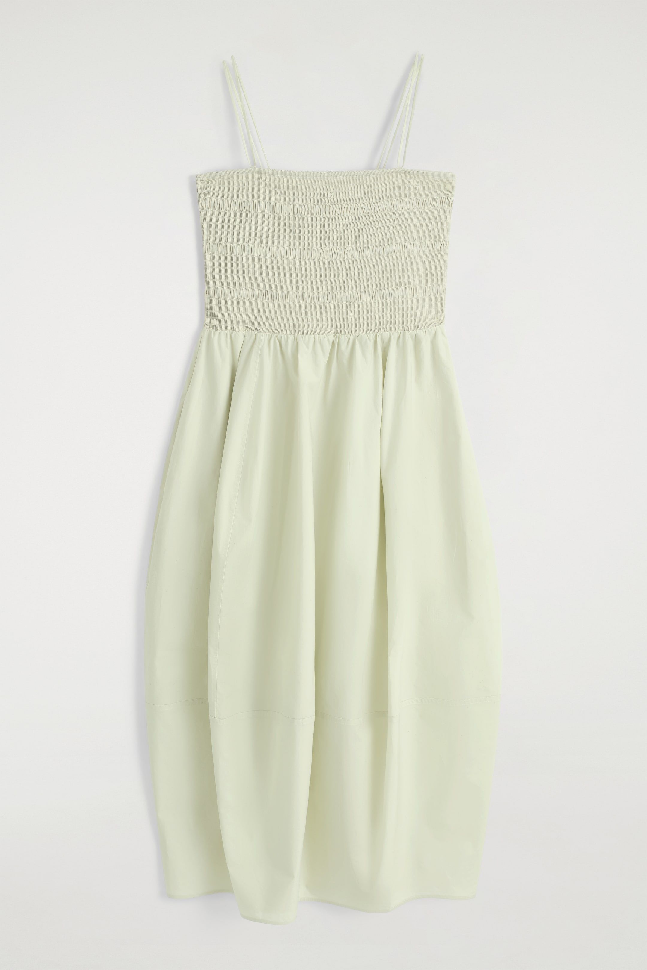 Grotere afbeelding bekijken: SMOCKED MIDI DRESS - LICHTGROEN - DAMES | H&M NL 5