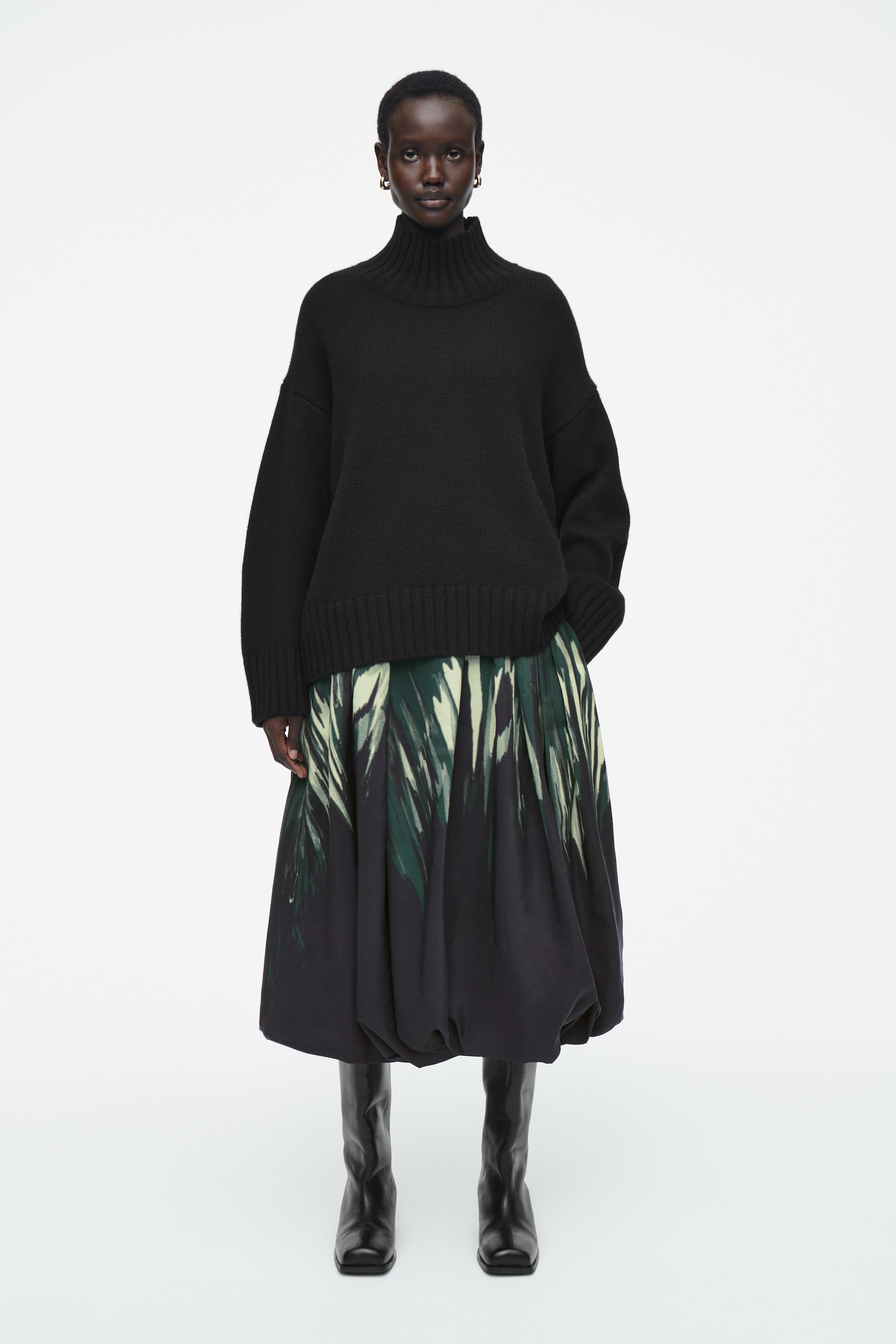 Grösseres Bild ansehen: BEDRUCKTER MIDIROCK MIT BALLONSAUM - HOUSE OF YES - DAMEN | H&M CH 1
