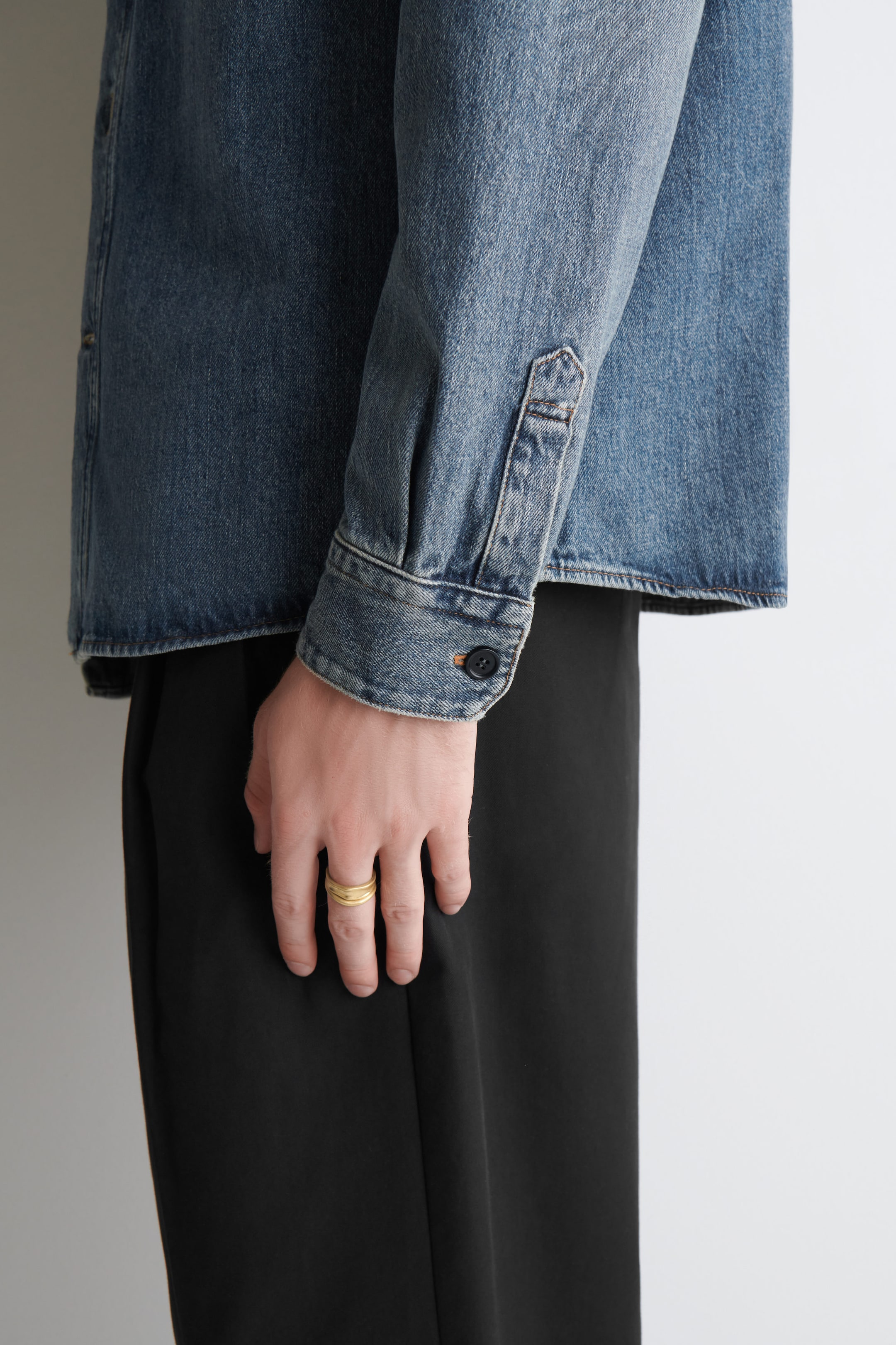 2-PACK HAMMERED RINGS