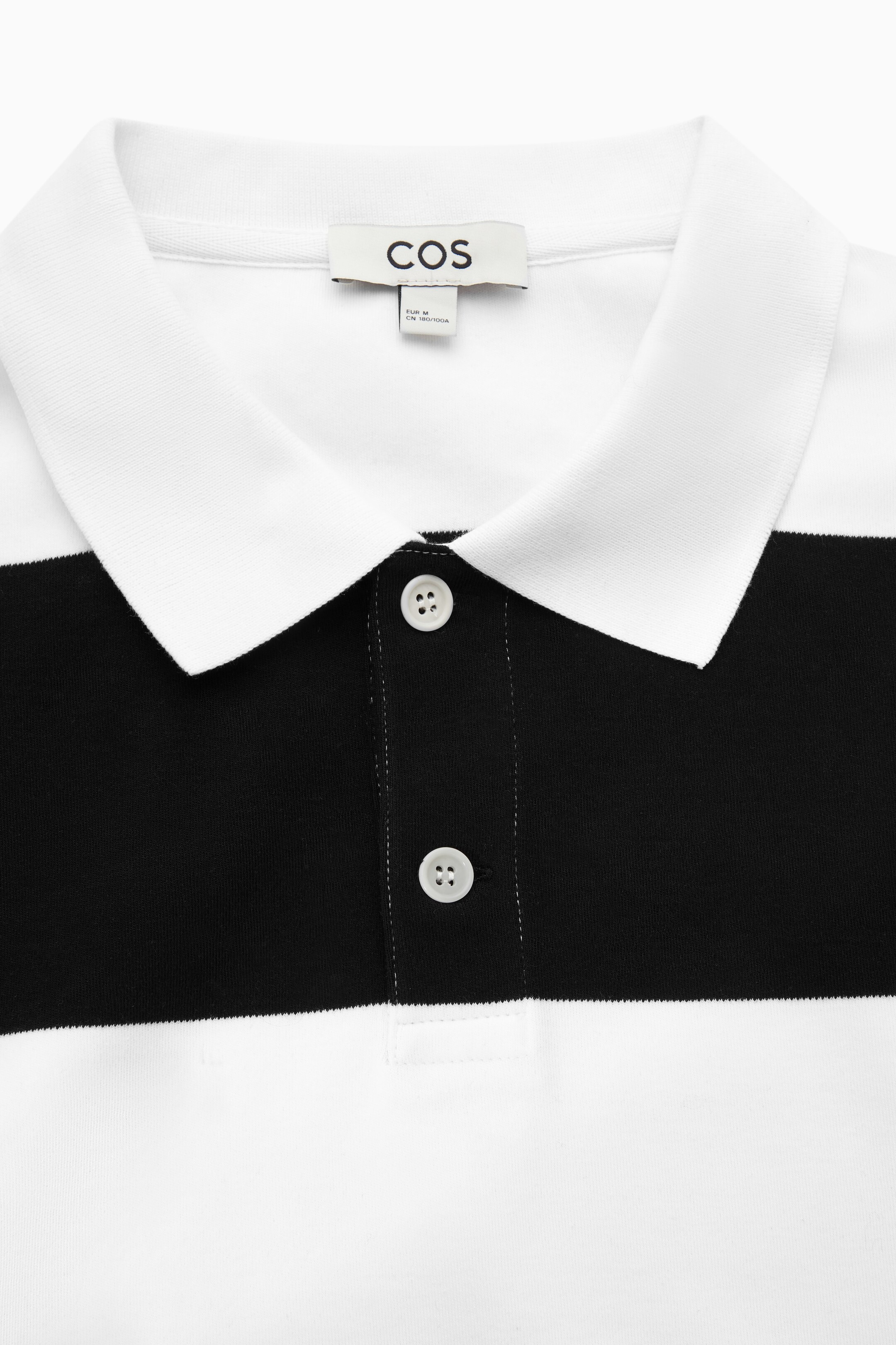 Grotere afbeelding bekijken: STRIPED RUGBY SHIRT - BLACK / WHITE - HEREN | H&M NL 2