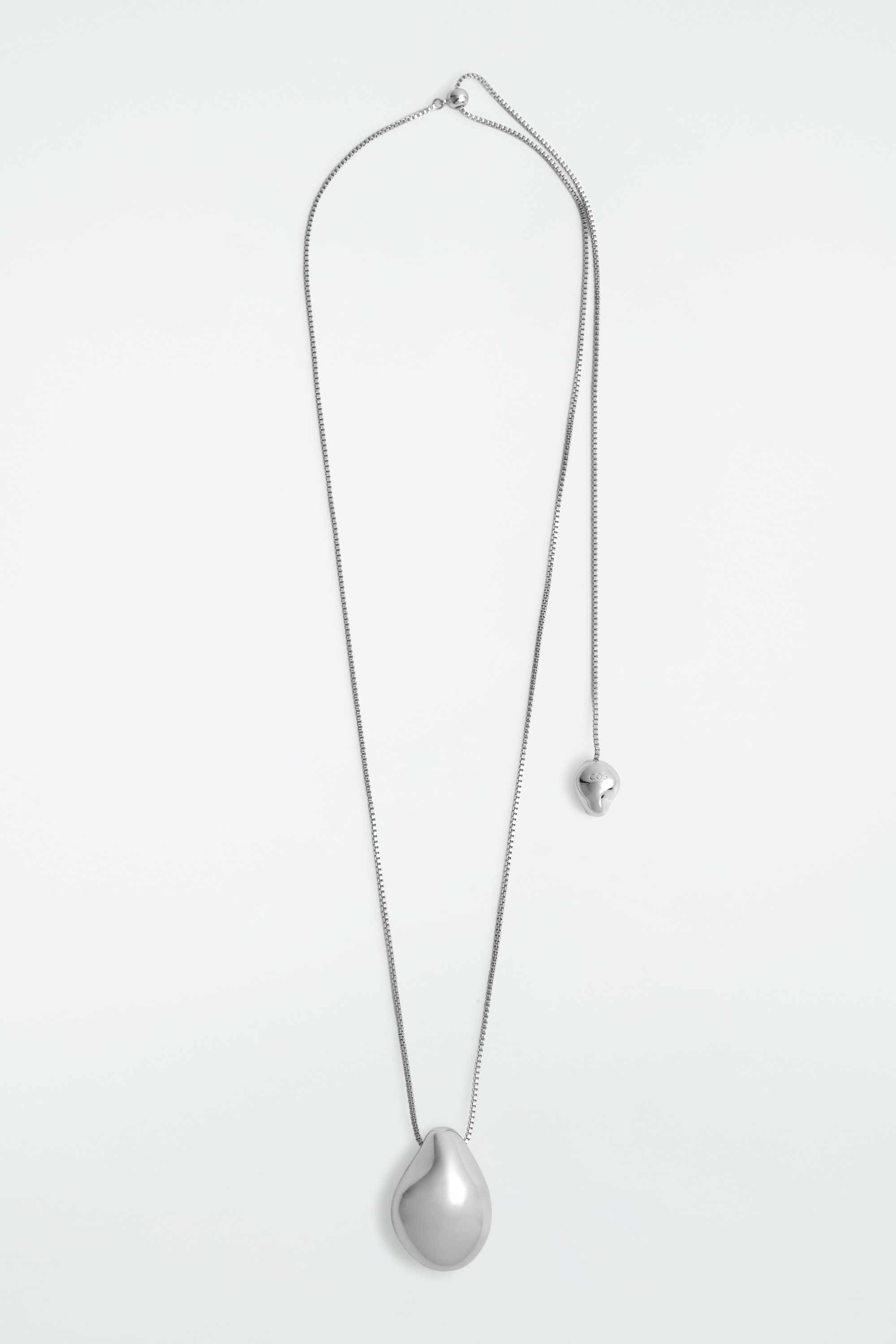 PEBBLE PENDANT NECKLACE - SILVER/GOLD