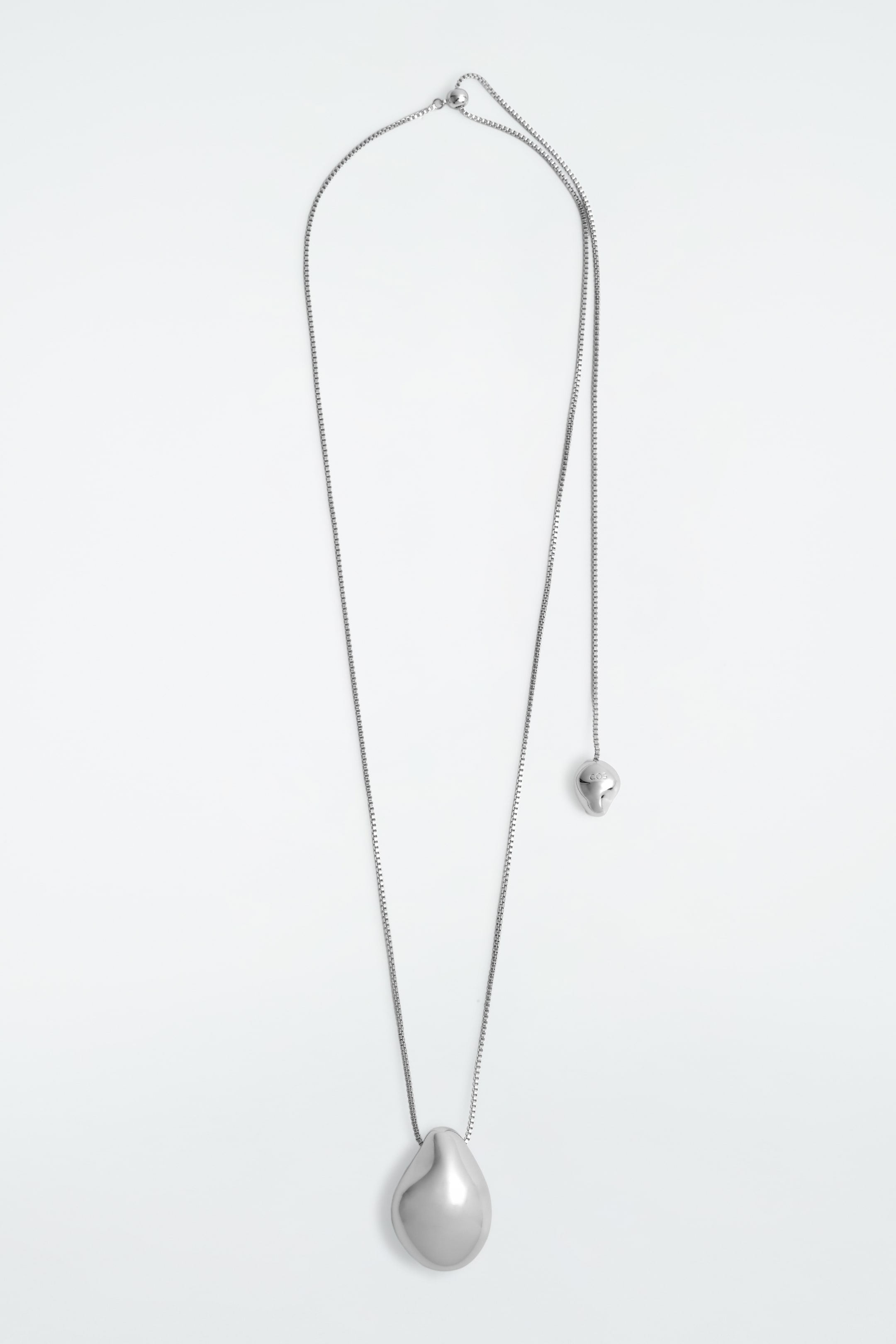 Agrandir l'image: COLLIER À PENDENTIF FAÇON GALET - ARGENTÉ - FEMME | H&M FR 2